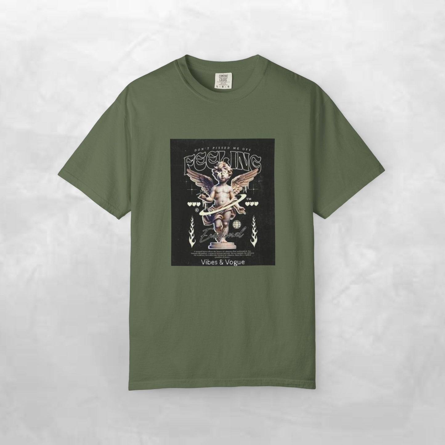 Vintage-Inspired Angel Graphic T-Shirt - Perfect for Casual Wear, Gift for Music Lovers, Cute Outfit Idea, Retro Design, Cozy Everyday Tee
