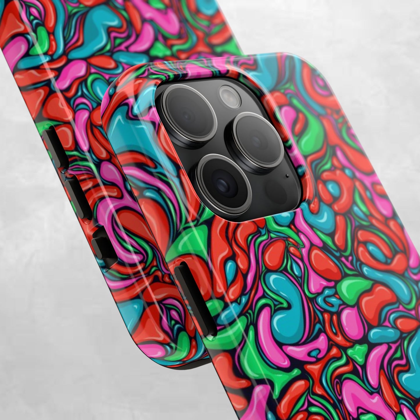 Vibrant Tough Phone Cases - Colorful Abstract Designs for Teens & Adults, Perfect Gift for Birthdays, Holidays, & Everyday Use