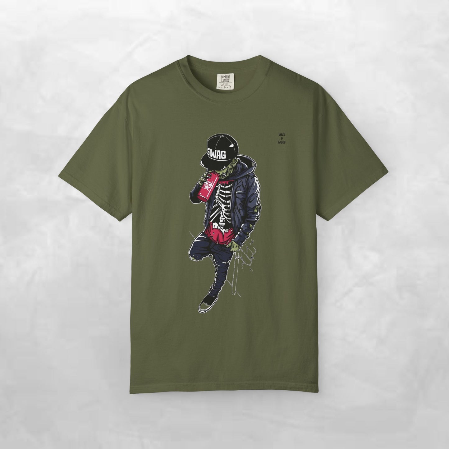 Cool Skeleton Swag Unisex T-Shirt - Trendy Streetwear Graphic Tee