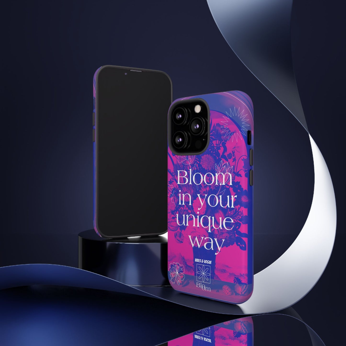 Bloom in Your Unique Way Phone Case - Tough and Stylish Design