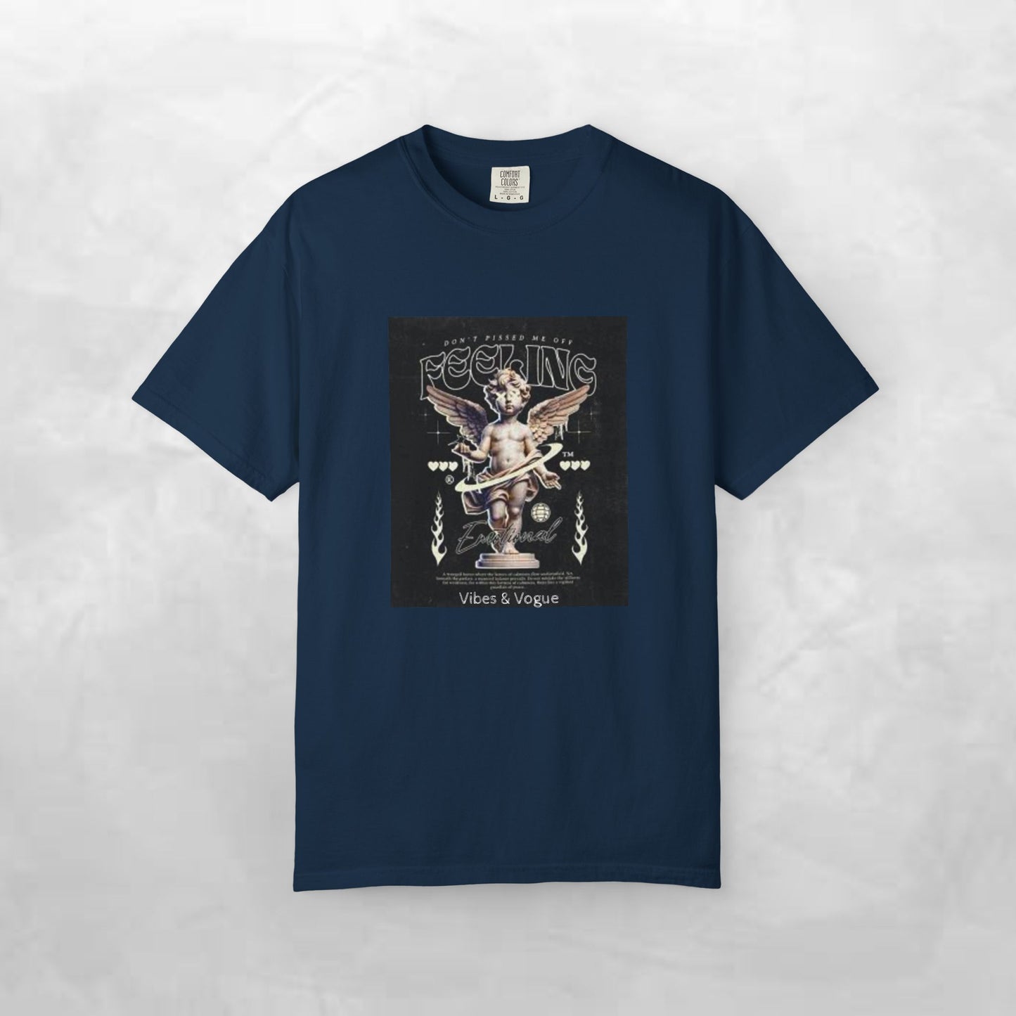 Vintage-Inspired Angel Graphic T-Shirt - Perfect for Casual Wear, Gift for Music Lovers, Cute Outfit Idea, Retro Design, Cozy Everyday Tee