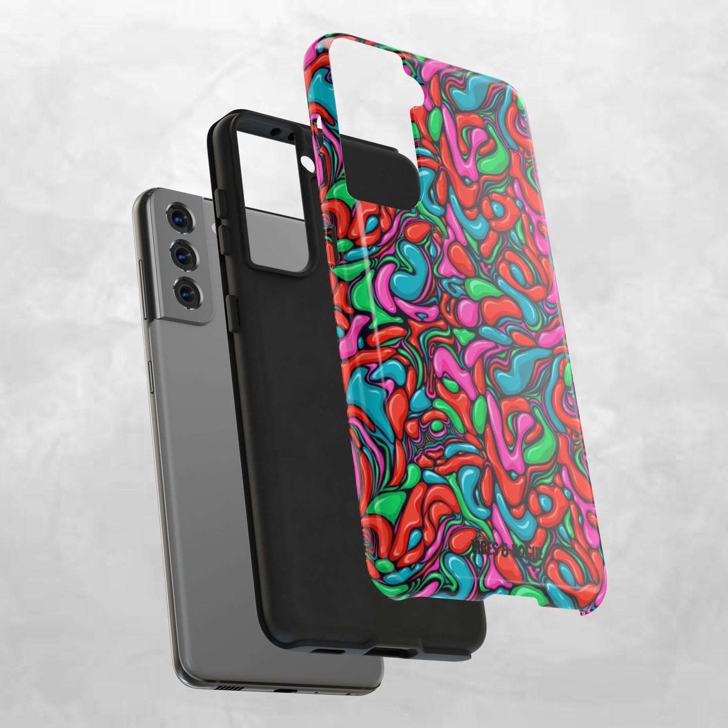 Vibrant Tough Phone Cases - Colorful Abstract Designs for Teens & Adults, Perfect Gift for Birthdays, Holidays, & Everyday Use