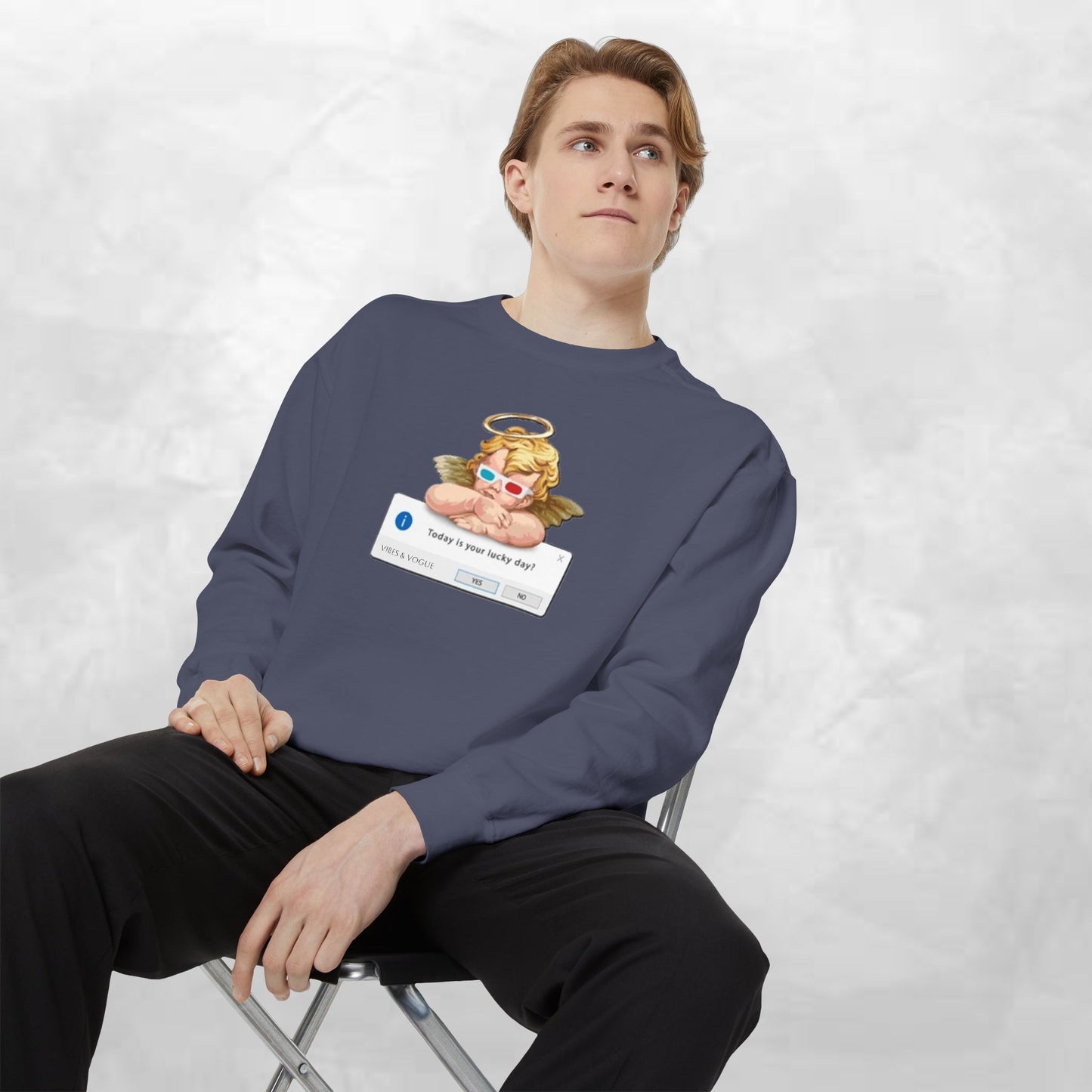 Cozy Unisex Sweatshirt with Playful Design - Perfect Gift for Friends, Parties, Casual Days, and Holidays
