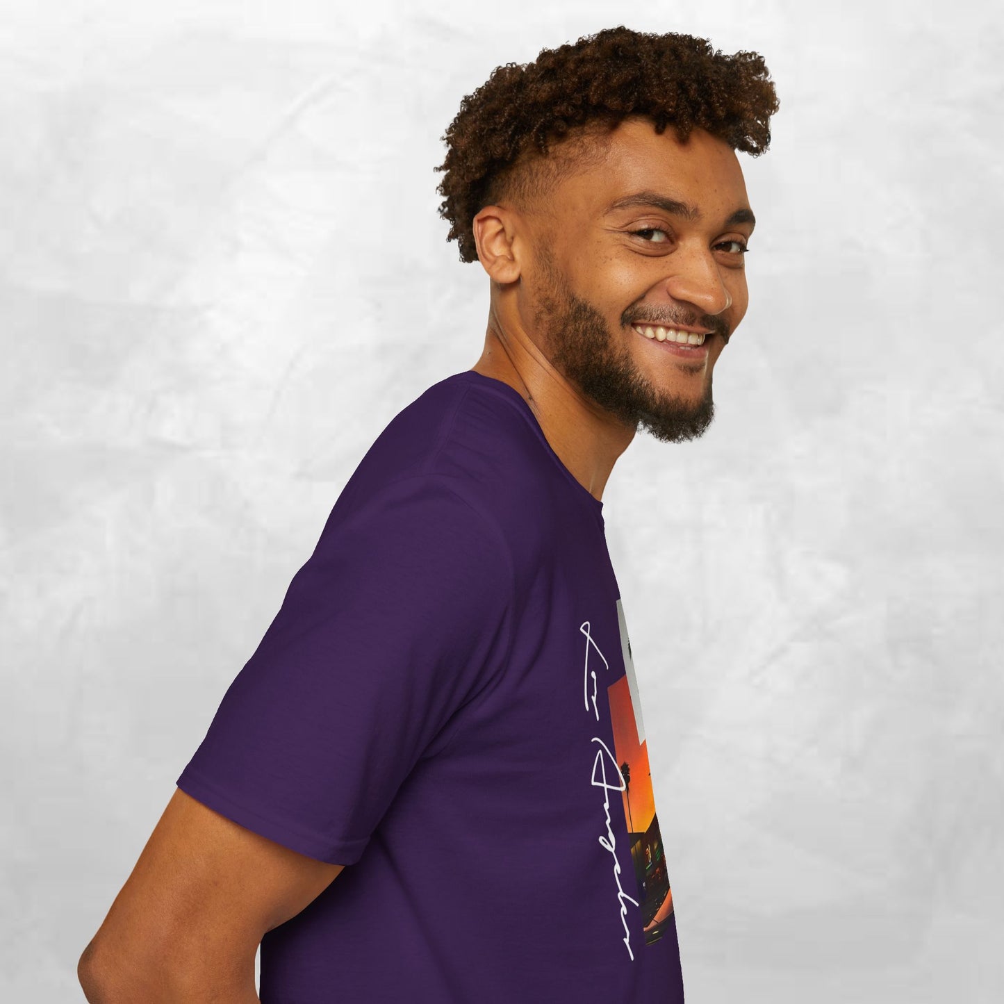 T-Shirt — Tropical Sunset Los Angeles Palm Tree Tee