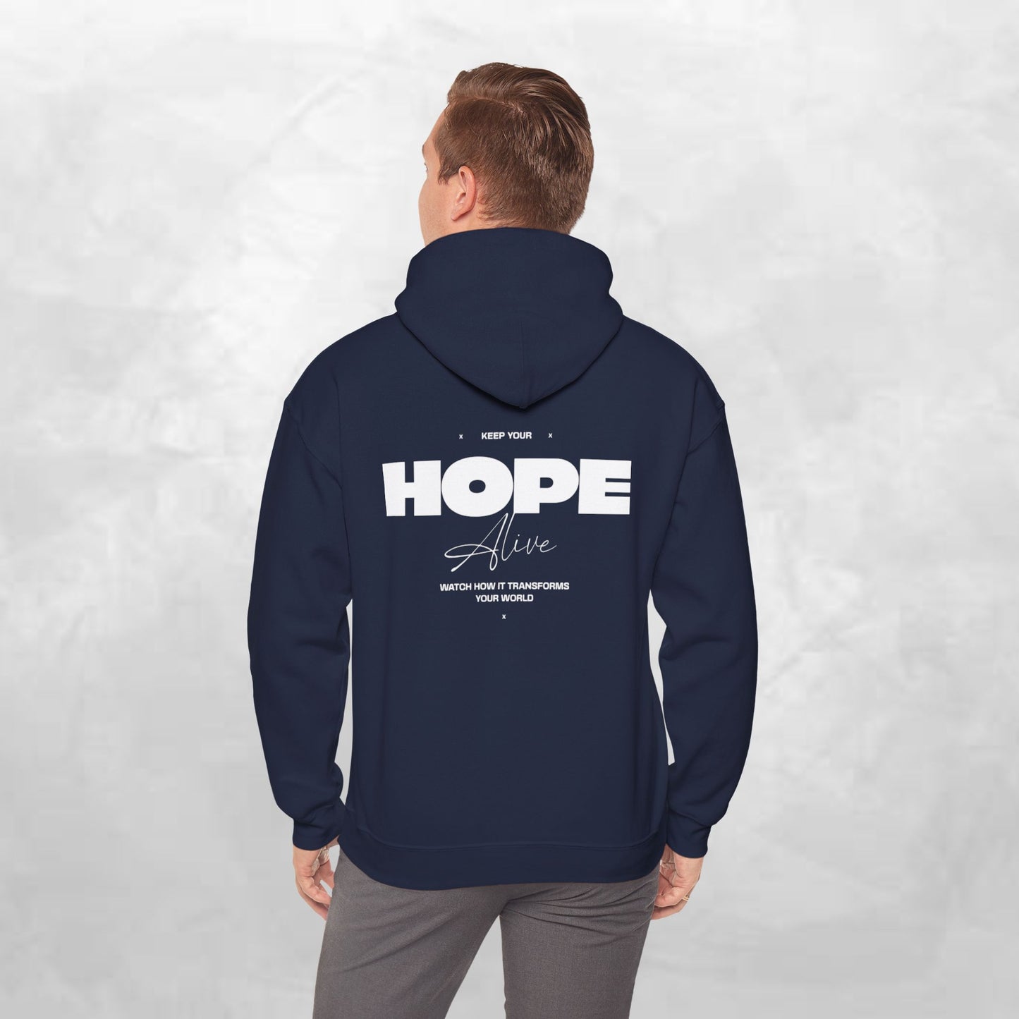 Keep Your Hope Alive Unisex Hooded Sweatshirt - Cozy Inspiration for Everyday Moments