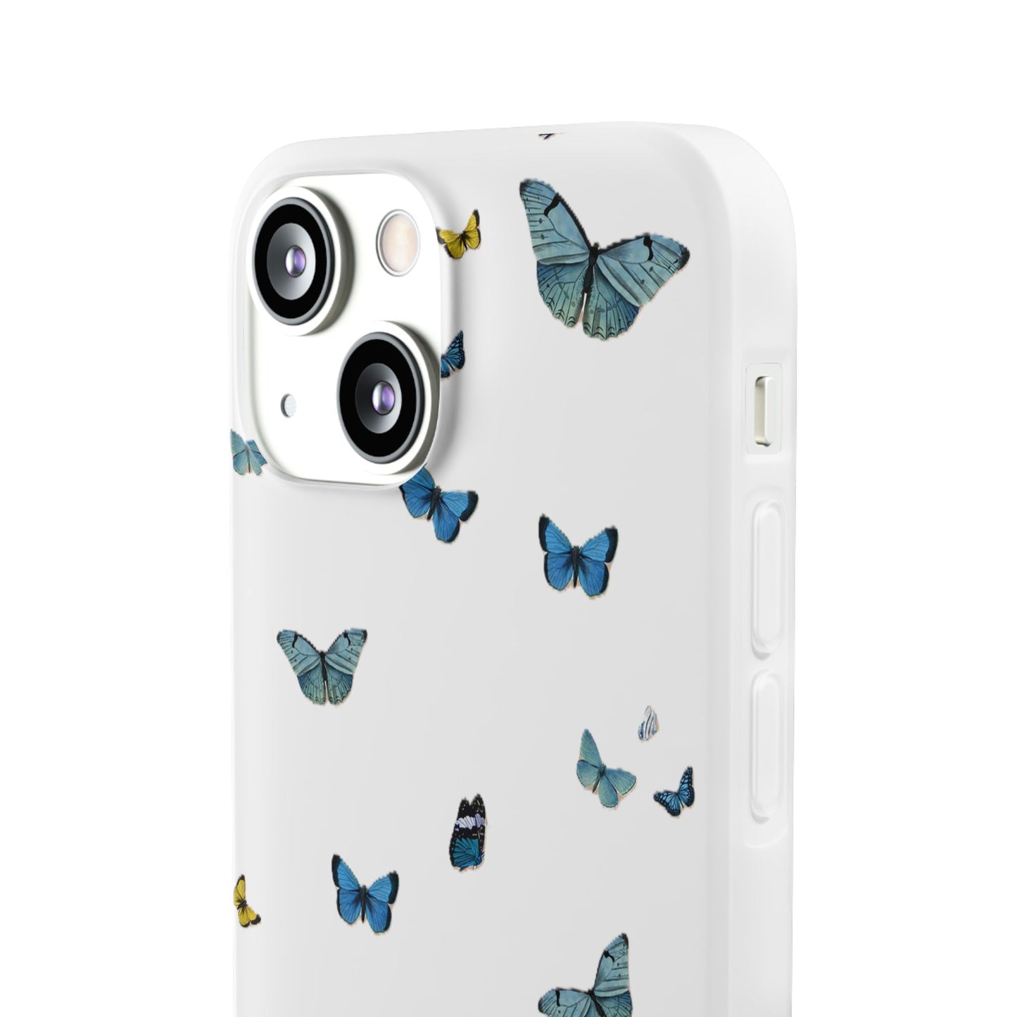 Butterfly Vibes Phone Case, Flexible Phone Cover, Elegant Phone Accessory, Gift for Nature Lovers, Spring Decor, Eco-Friendly Case