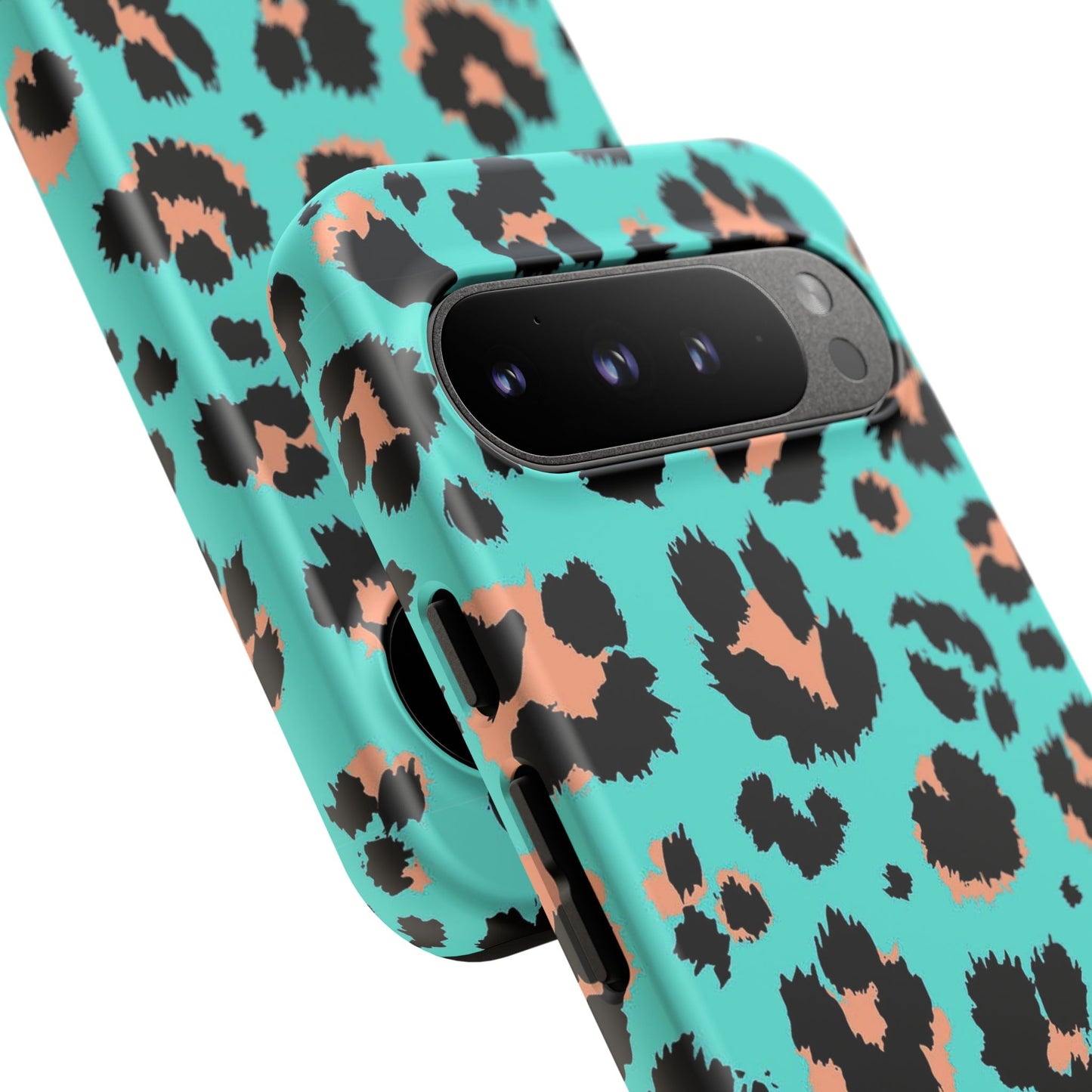 Leopard Print Phone Case, Tough Phone Case, Wild Style Accessory, Animal Print Cover, Stylish Phone Protection