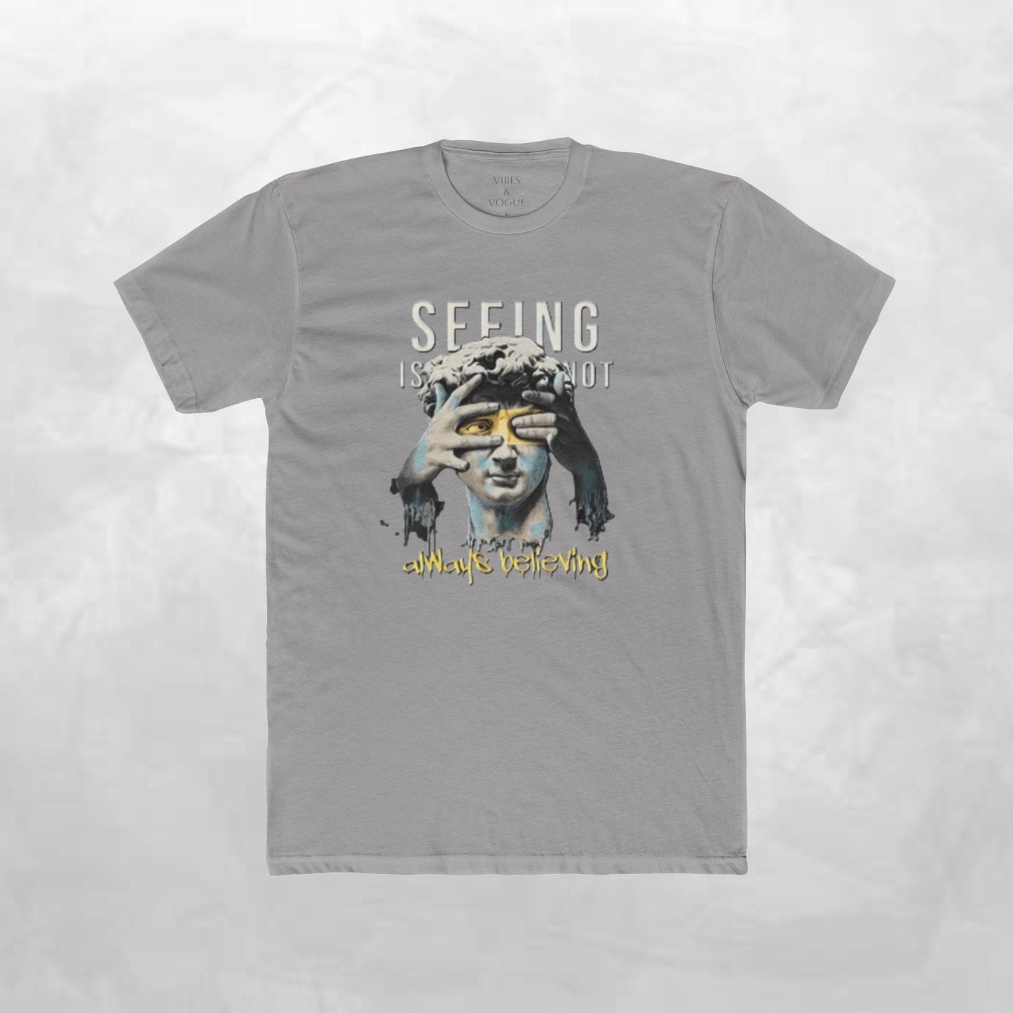 Artistic Unisex Crew Tee - Perfect for Gift Giving, Summer Events, Everyday Wear, and Spiritual Seekers, Vintage Vibe, Museum Inspired