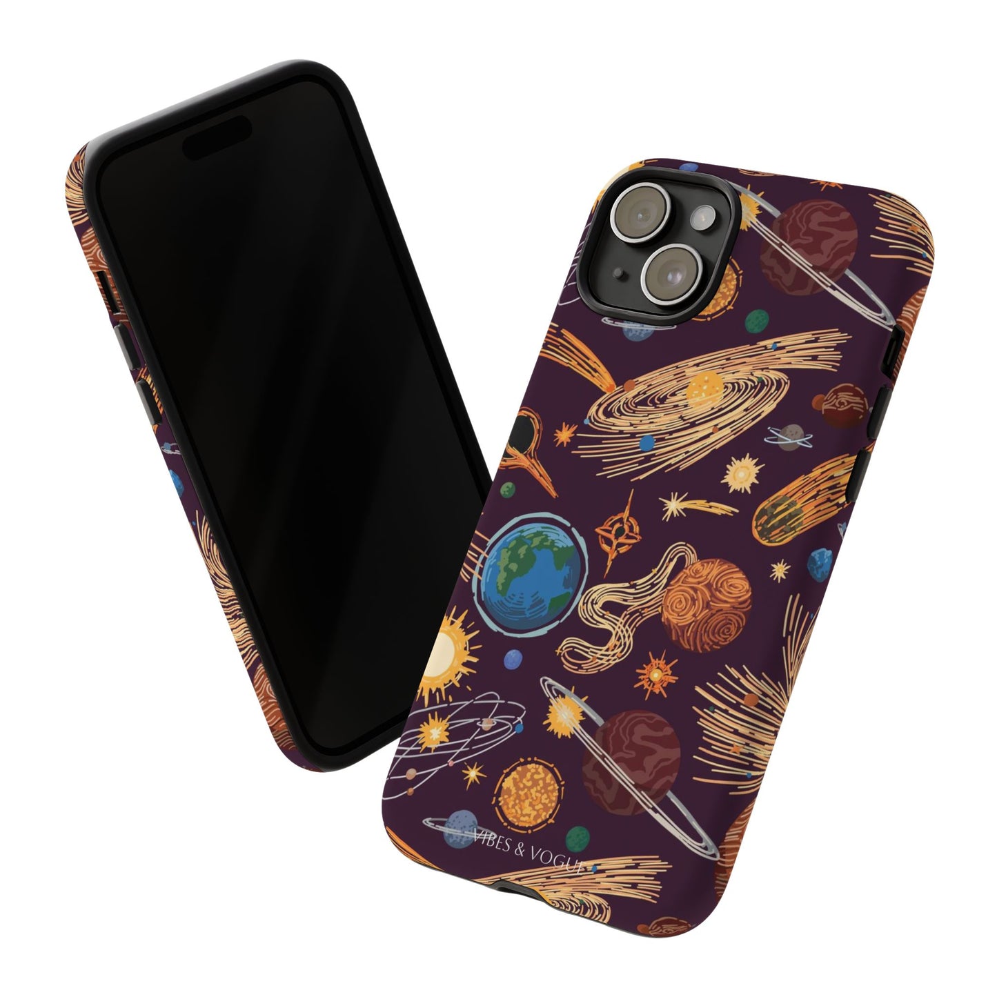 Space-Themed Phone Case - Cosmic Galaxy Design, Durable Protective Cover, Unique Gift, Celestial Lover's Accessory