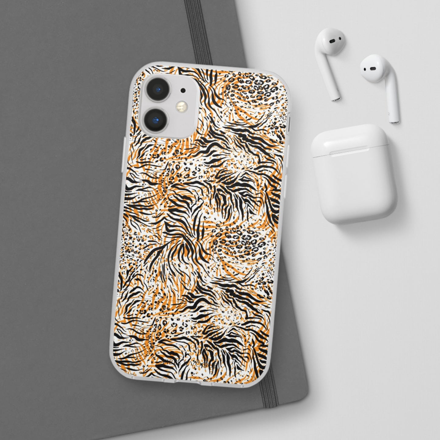 Wild Animal Print Flexi Case for iPhone - Fierce & Trendy Design