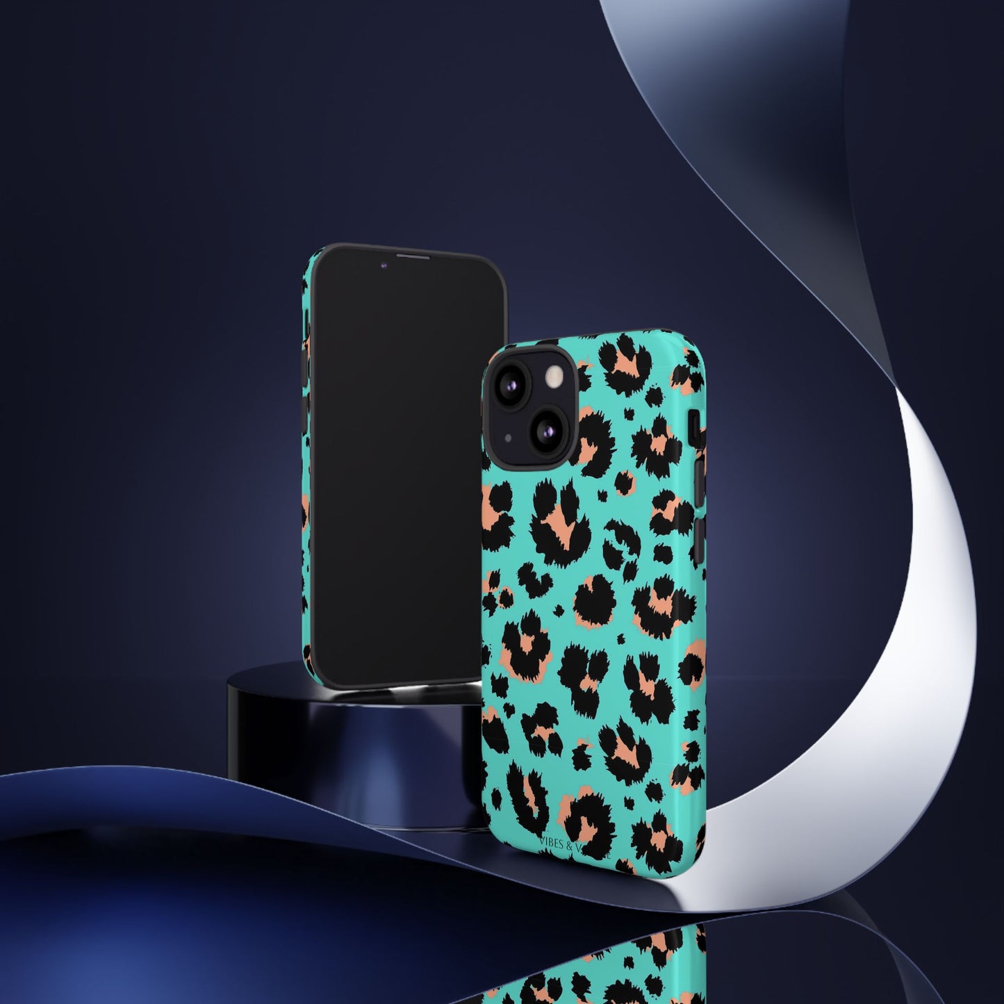 Leopard Print Phone Case, Tough Phone Case, Wild Style Accessory, Animal Print Cover, Stylish Phone Protection