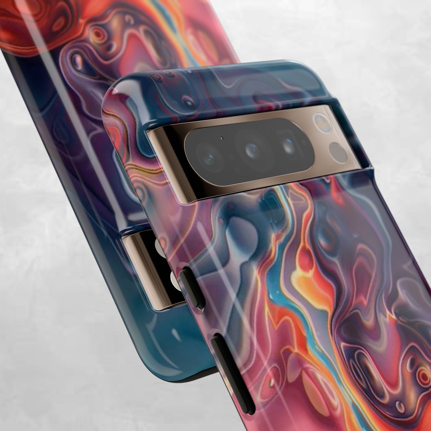 Colorful Phone Case, Abstract Print Cover, Tough Cases for Protection, Gift for Her, Modern Design, Trendy Mobile Accessory