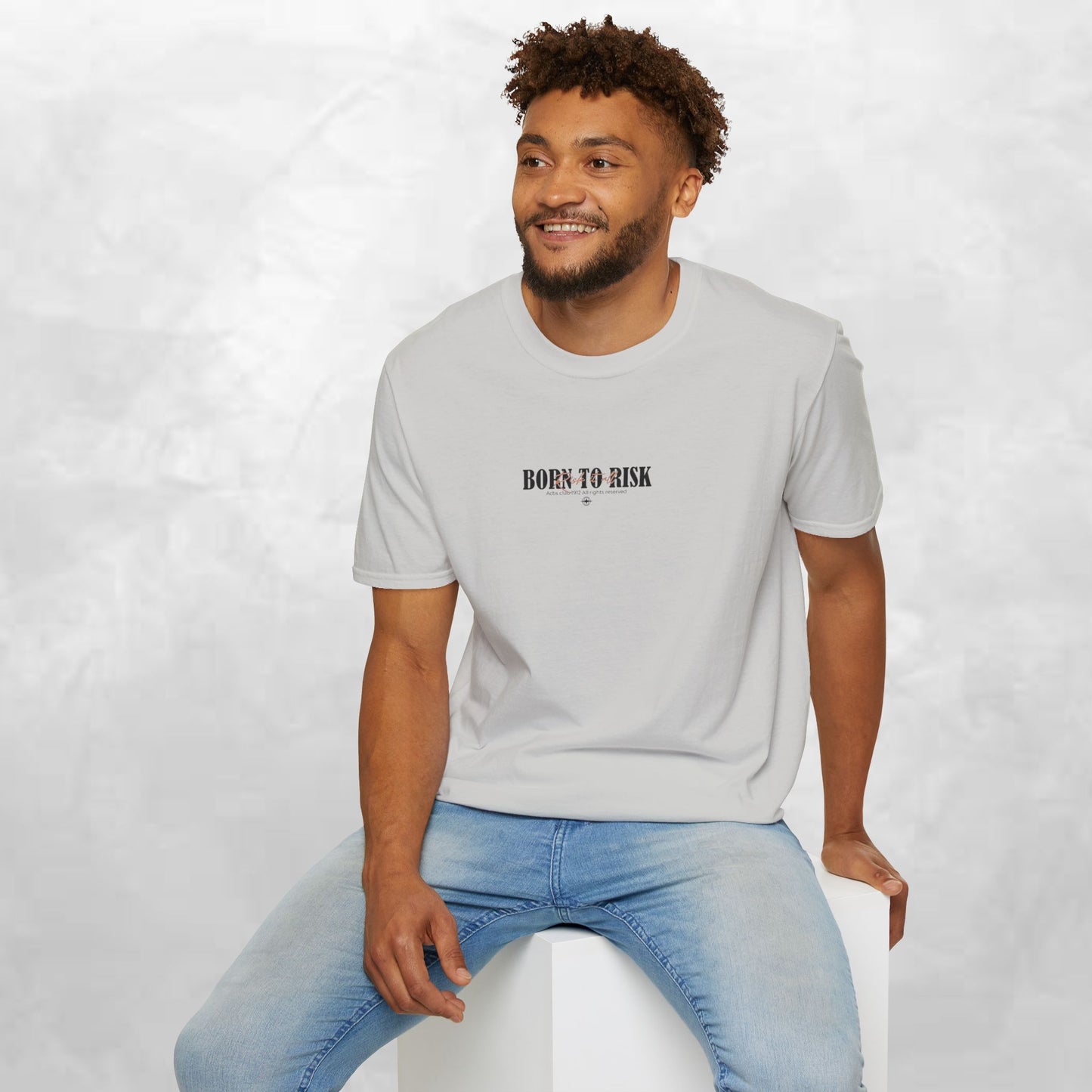 Born to Risk T-Shirt — Minimalist Motivational Graphic Tee