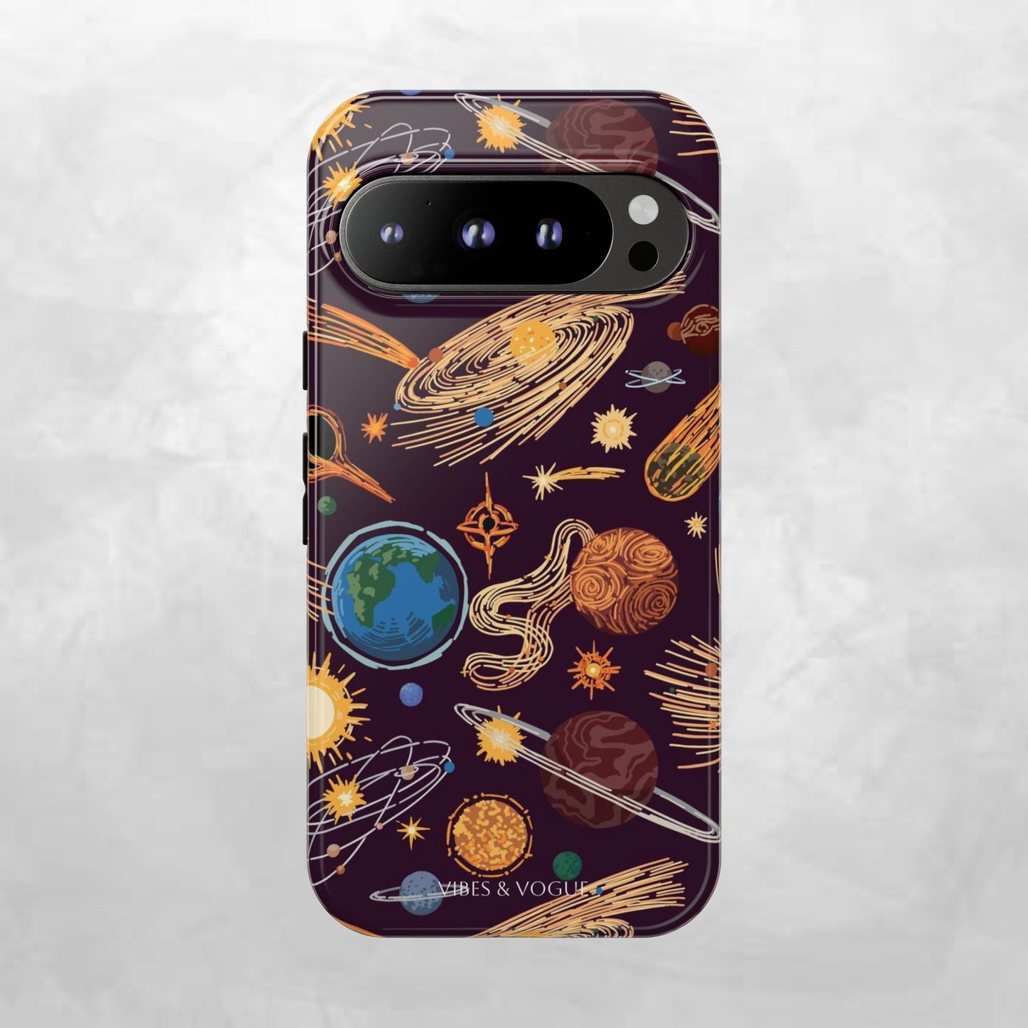 Space-Themed Phone Case - Cosmic Galaxy Design, Durable Protective Cover, Unique Gift, Celestial Lover's Accessory