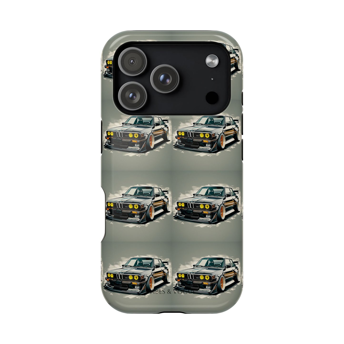 Stylish Car-Themed Magnetic Tough Cases - Perfect for Auto Enthusiasts