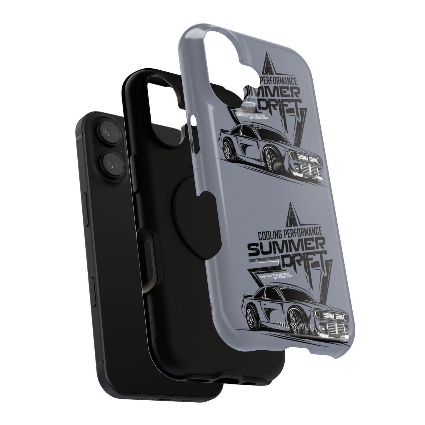 Summer Drift Racing Impact-Resistant Phone Case