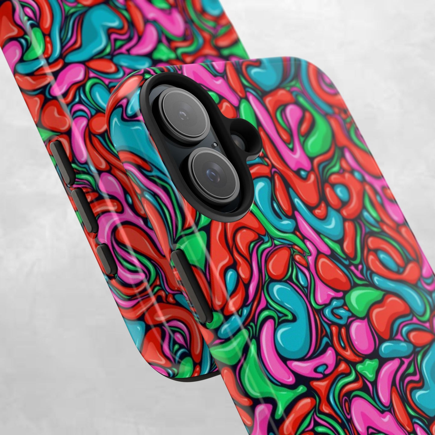 Vibrant Tough Phone Cases - Colorful Abstract Designs for Teens & Adults, Perfect Gift for Birthdays, Holidays, & Everyday Use