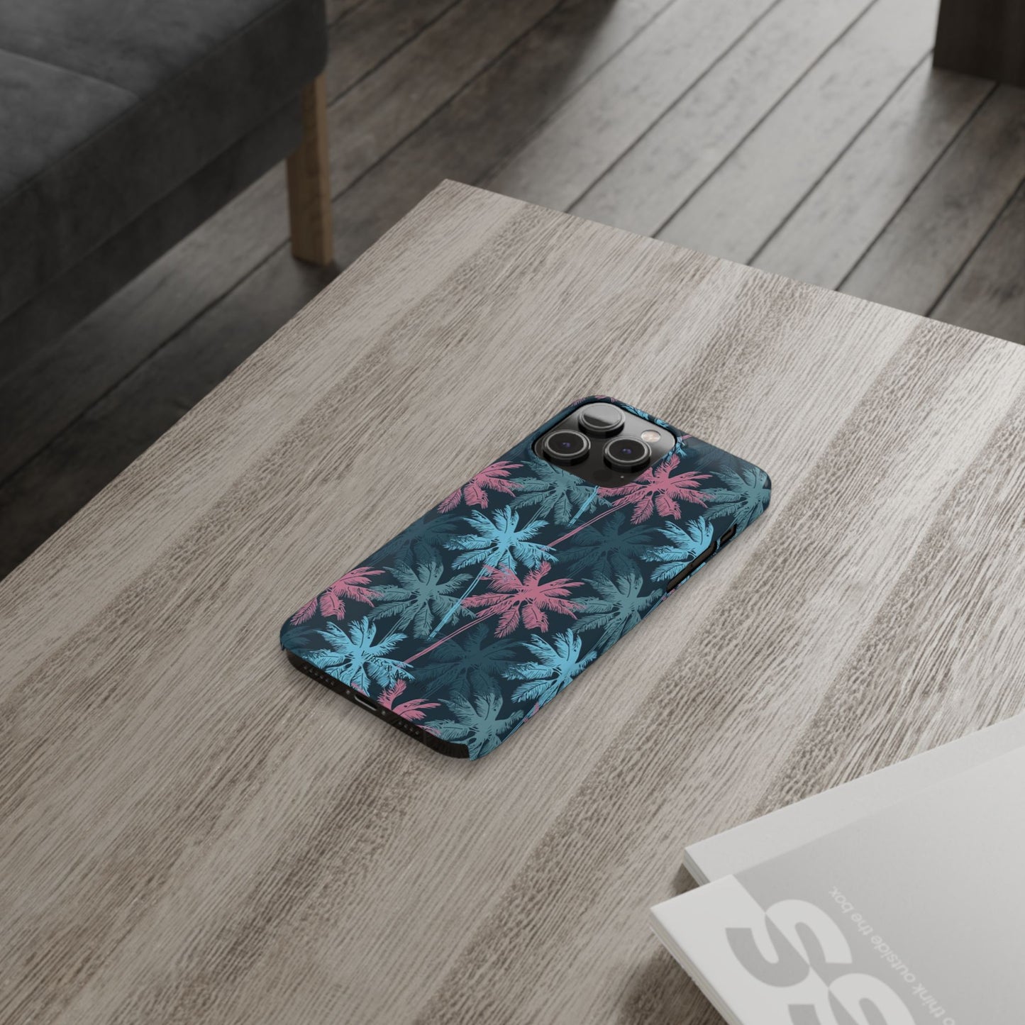 Tropical Vibes Slim Phone Case - Summer Botanical Design