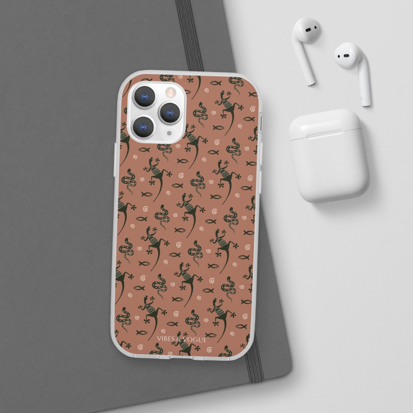 Whimsical Flexi Cases for Trendy Phone Protection, Stylish Accessories, Gift Idea for Animal Lovers, Eco-Friendly Design, Cute Lizard [...]