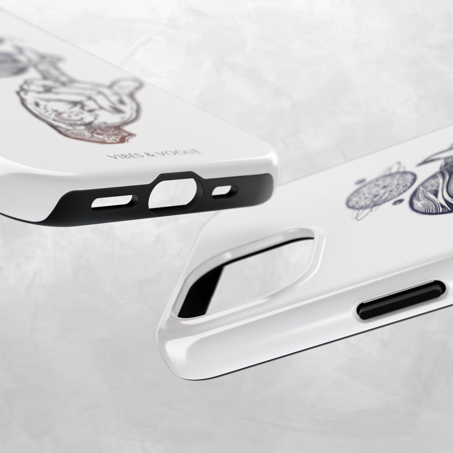 Cosmic Tattoo Phone Case, Unique Galaxy Cell Phone Cover, Gift for Astronomers, Trendy Space Phone Protector, Birthday and Holiday Gift