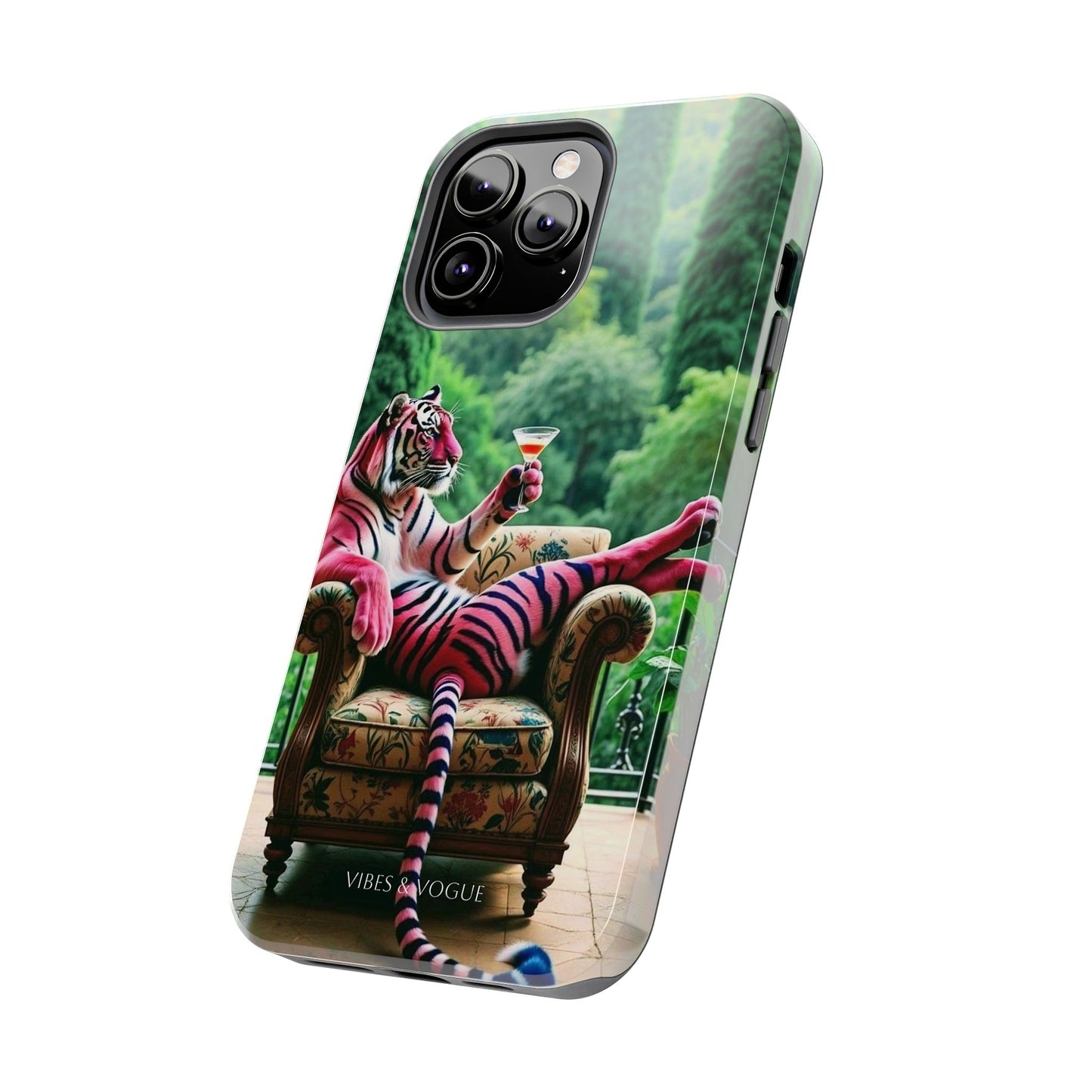 Relaxed Tiger Phone Case | Tough Case for Animal Lovers, Unique Gift for Friends, Stylish Tech Accessories, Fun Phone Cover, Vibrant Design