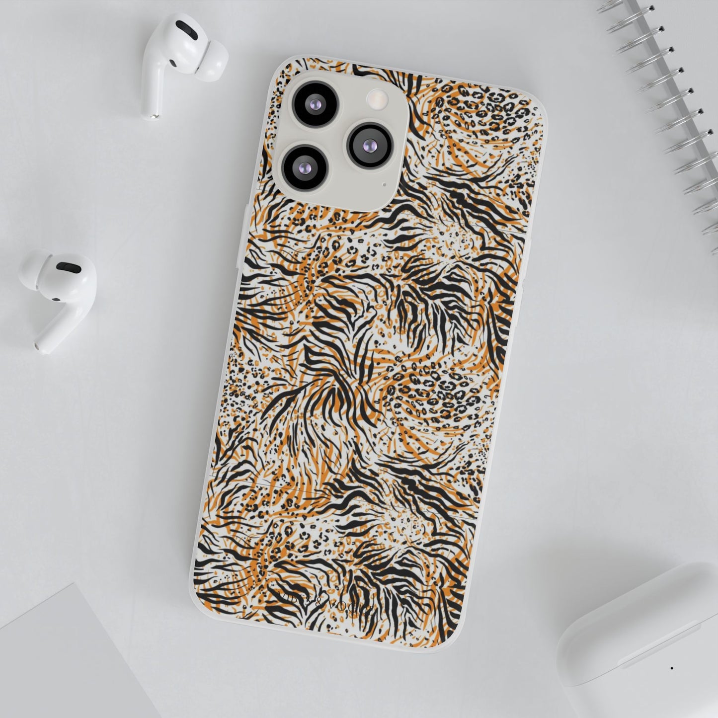 Wild Animal Print Flexi Case for iPhone - Fierce & Trendy Design