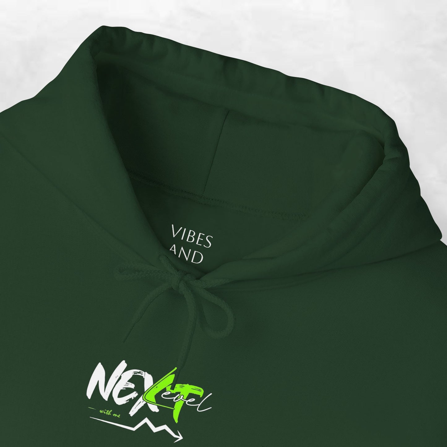 Next Wave Hoodie — Black Streetwear Hoodie with Neon Green Graphic