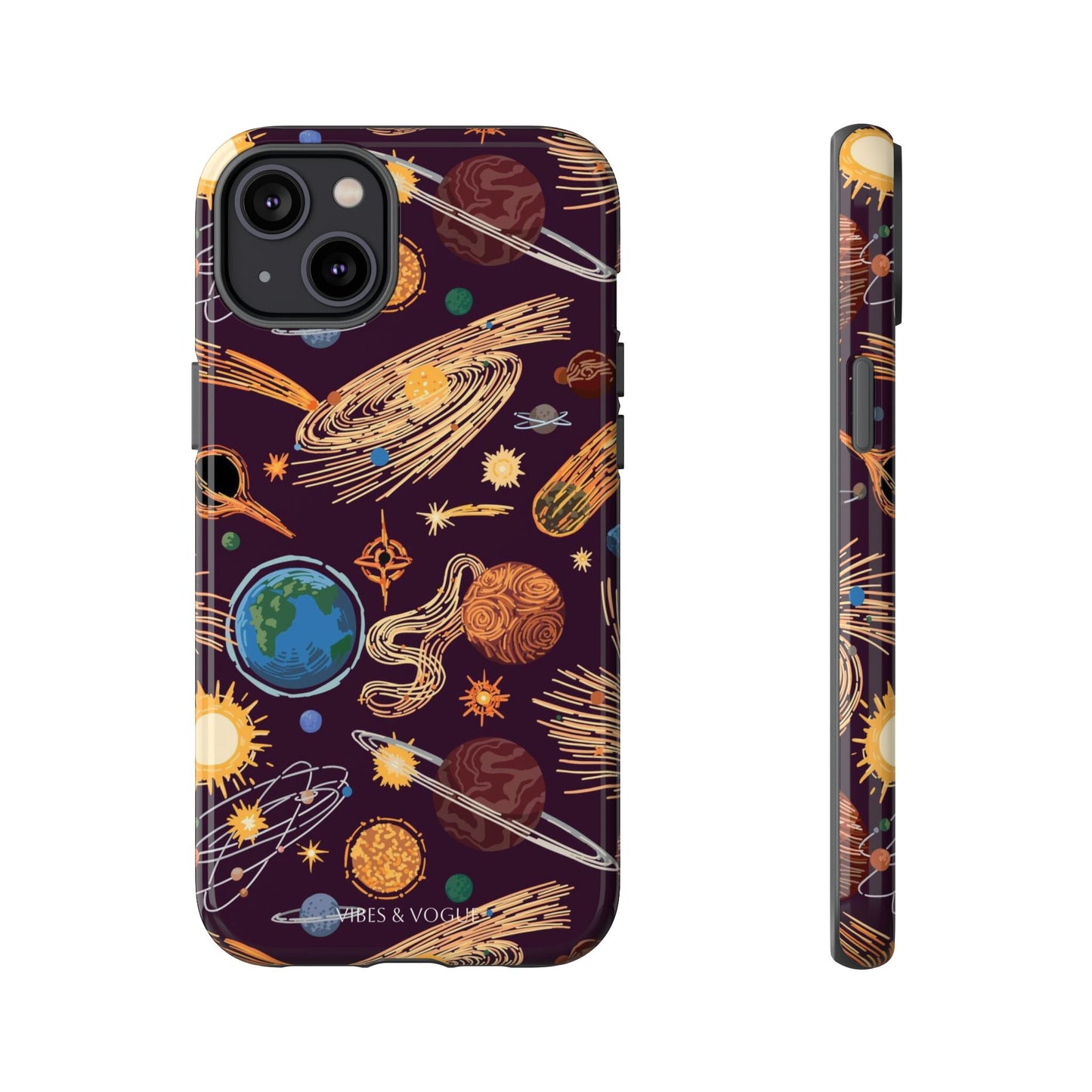 Space-Themed Phone Case - Cosmic Galaxy Design, Durable Protective Cover, Unique Gift, Celestial Lover's Accessory