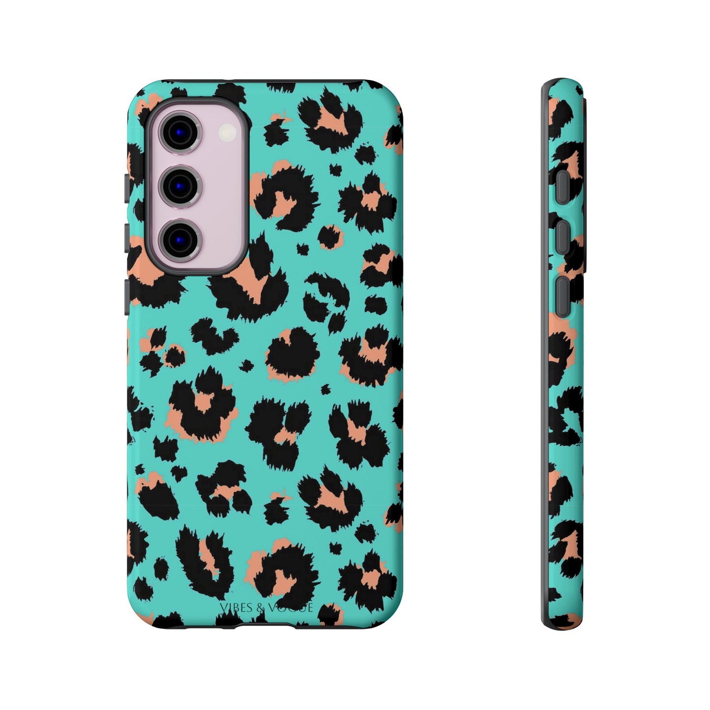 Leopard Print Phone Case, Tough Phone Case, Wild Style Accessory, Animal Print Cover, Stylish Phone Protection