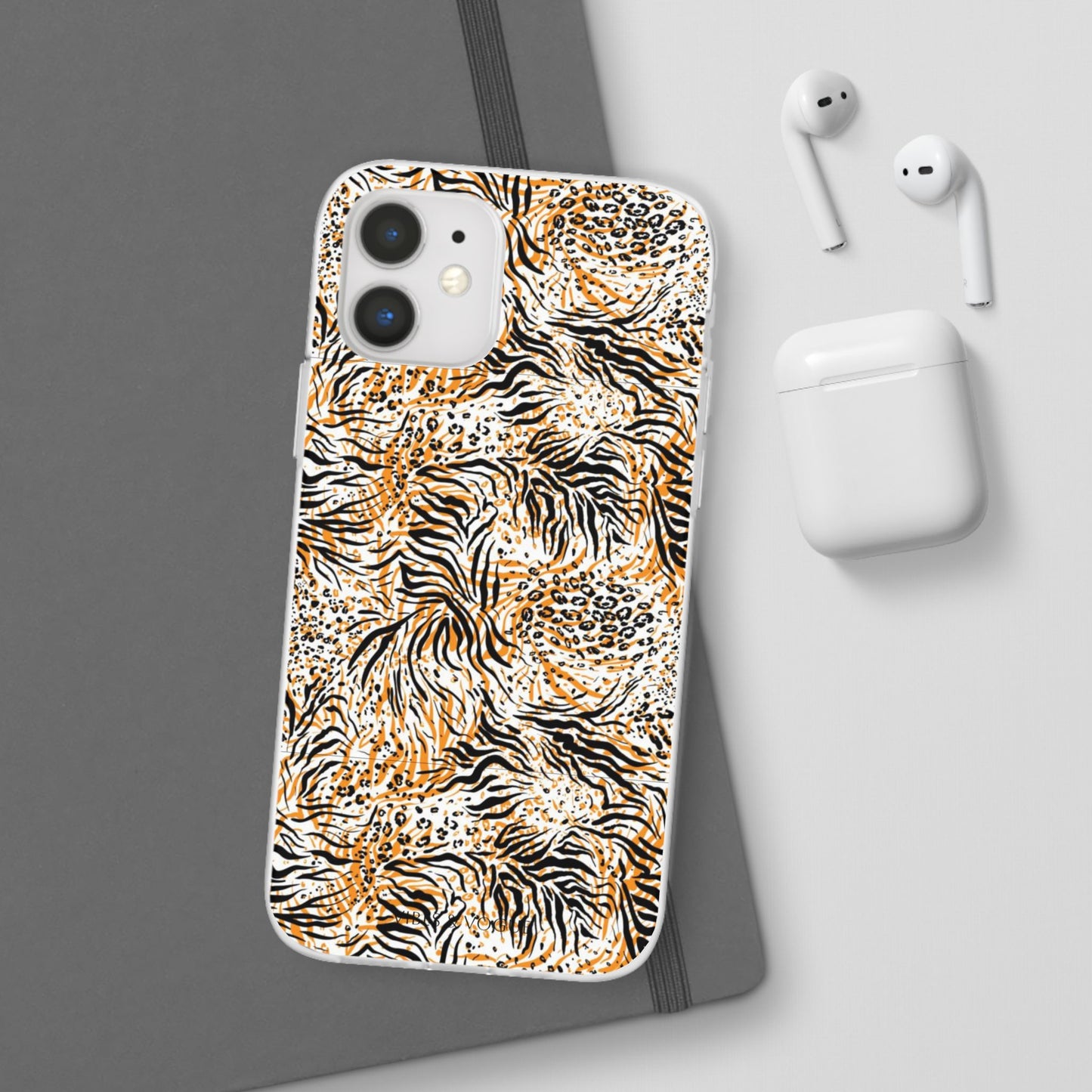 Wild Animal Print Flexi Case for iPhone - Fierce & Trendy Design