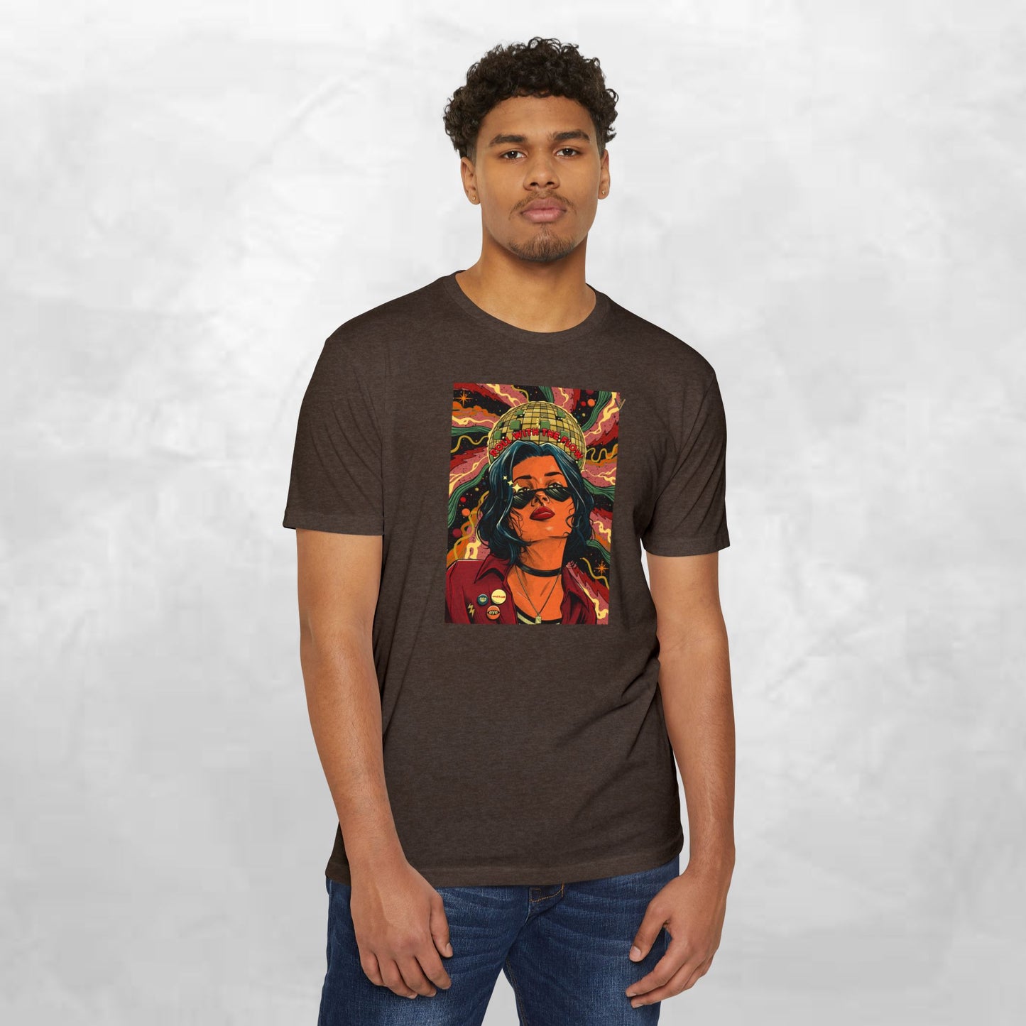 Bohemian Graphic T-Shirt - Vibrant Art Tee for Creative Souls