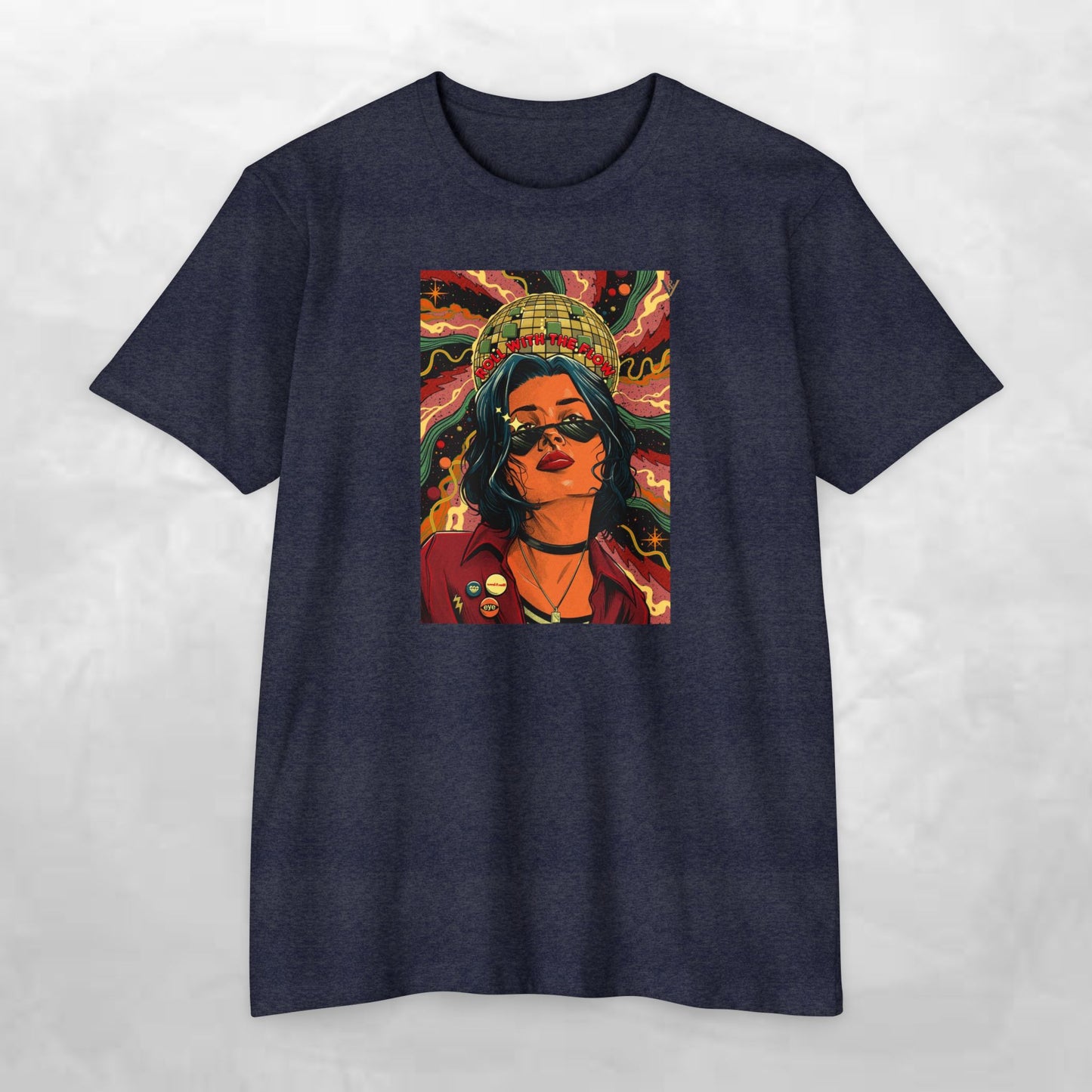 Bohemian Graphic T-Shirt - Vibrant Art Tee for Creative Souls