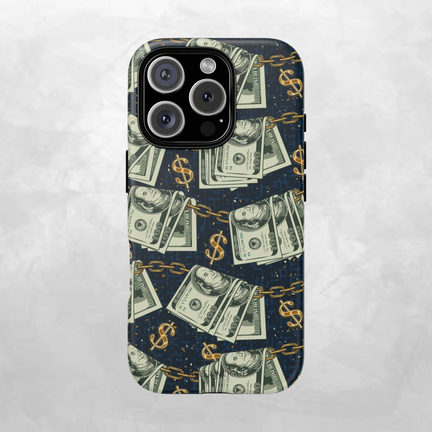 Money Motivation Phone Case, Tough Cases for iPhone, Money Design Phone Accessory, Trendy Tech Gifts, Unique Phone Cover