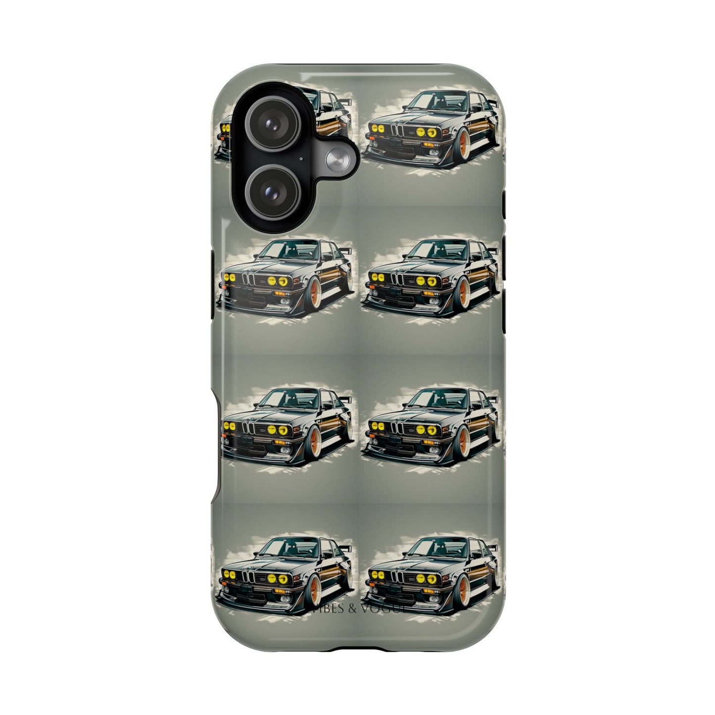 Stylish Car-Themed Magnetic Tough Cases - Perfect for Auto Enthusiasts