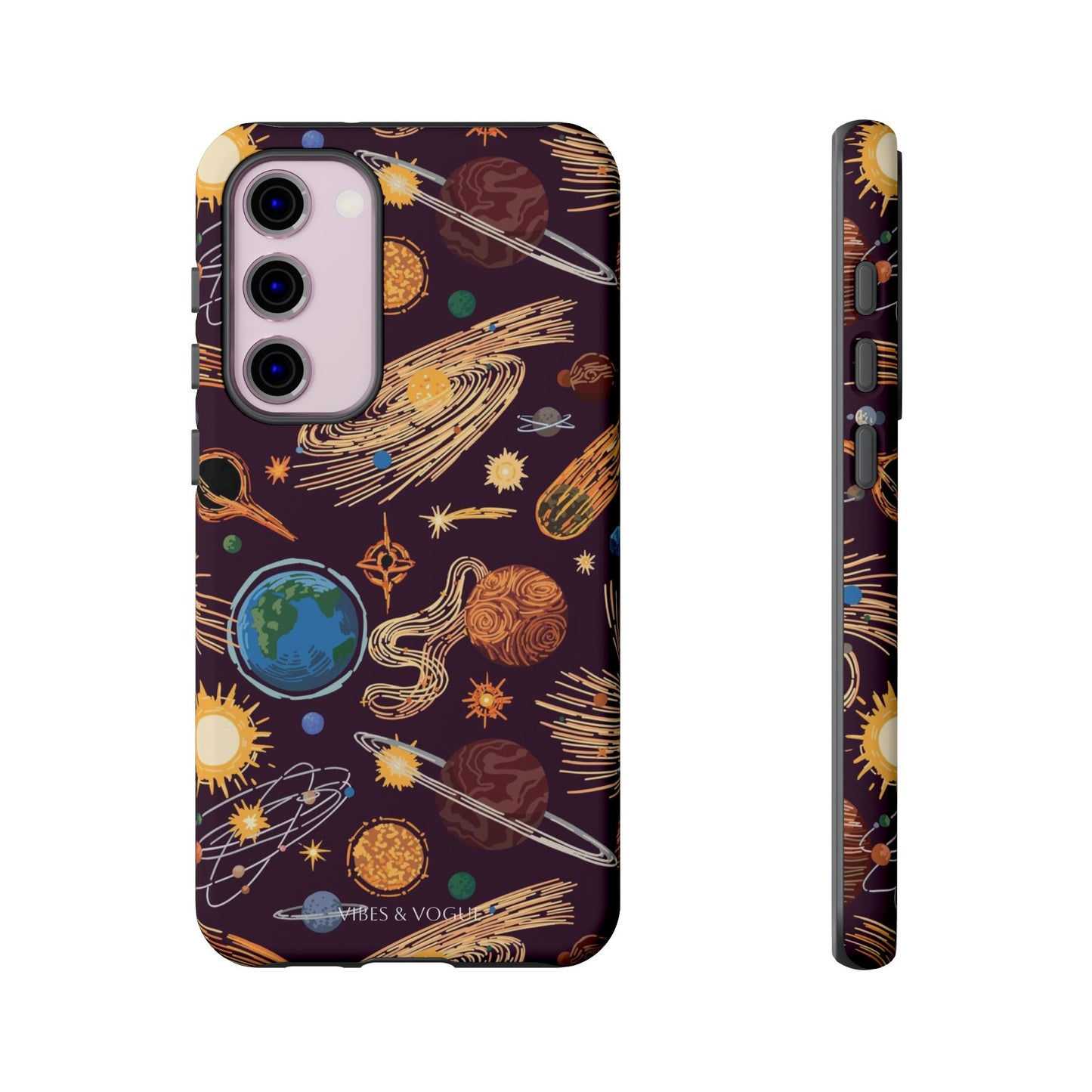 Space-Themed Phone Case - Cosmic Galaxy Design, Durable Protective Cover, Unique Gift, Celestial Lover's Accessory