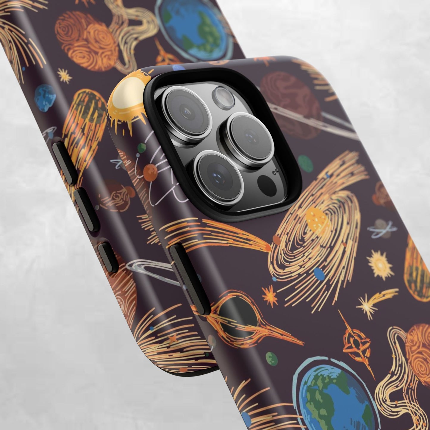 Space-Themed Phone Case - Cosmic Galaxy Design, Durable Protective Cover, Unique Gift, Celestial Lover's Accessory