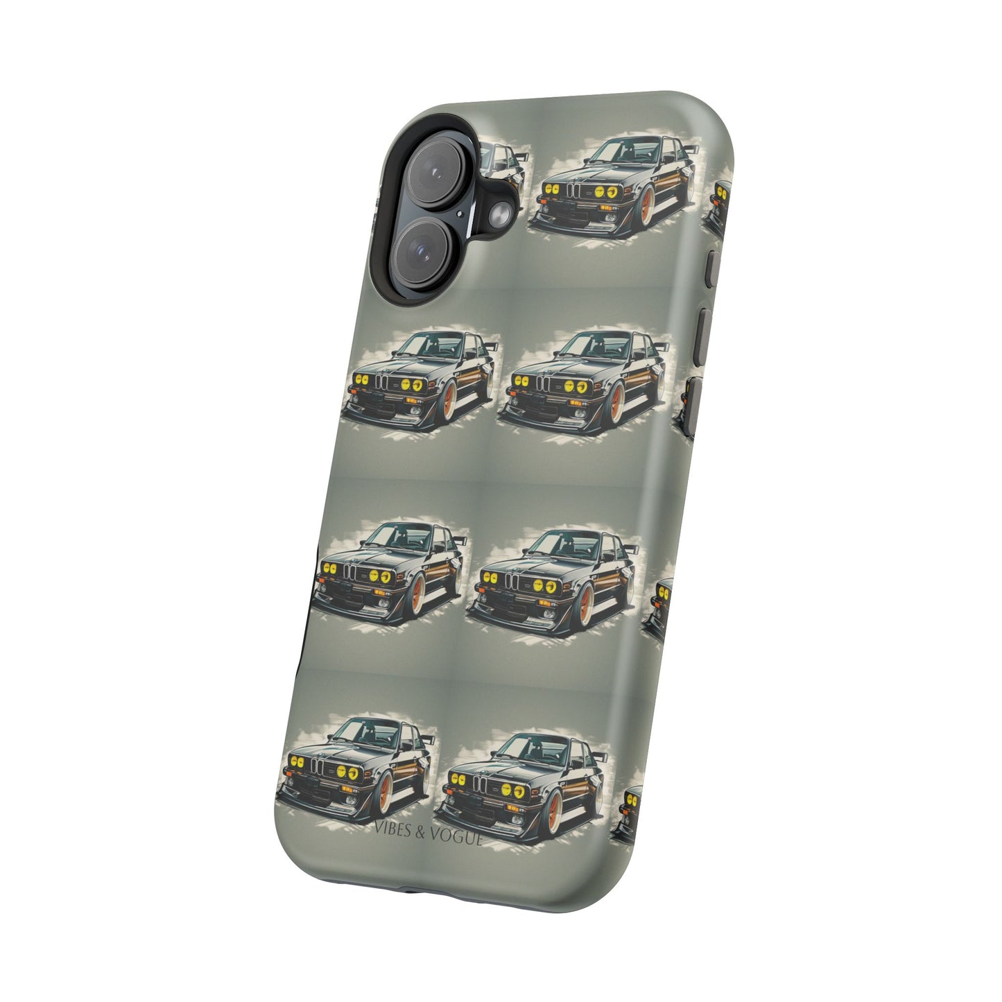 Stylish Car-Themed Magnetic Tough Cases - Perfect for Auto Enthusiasts