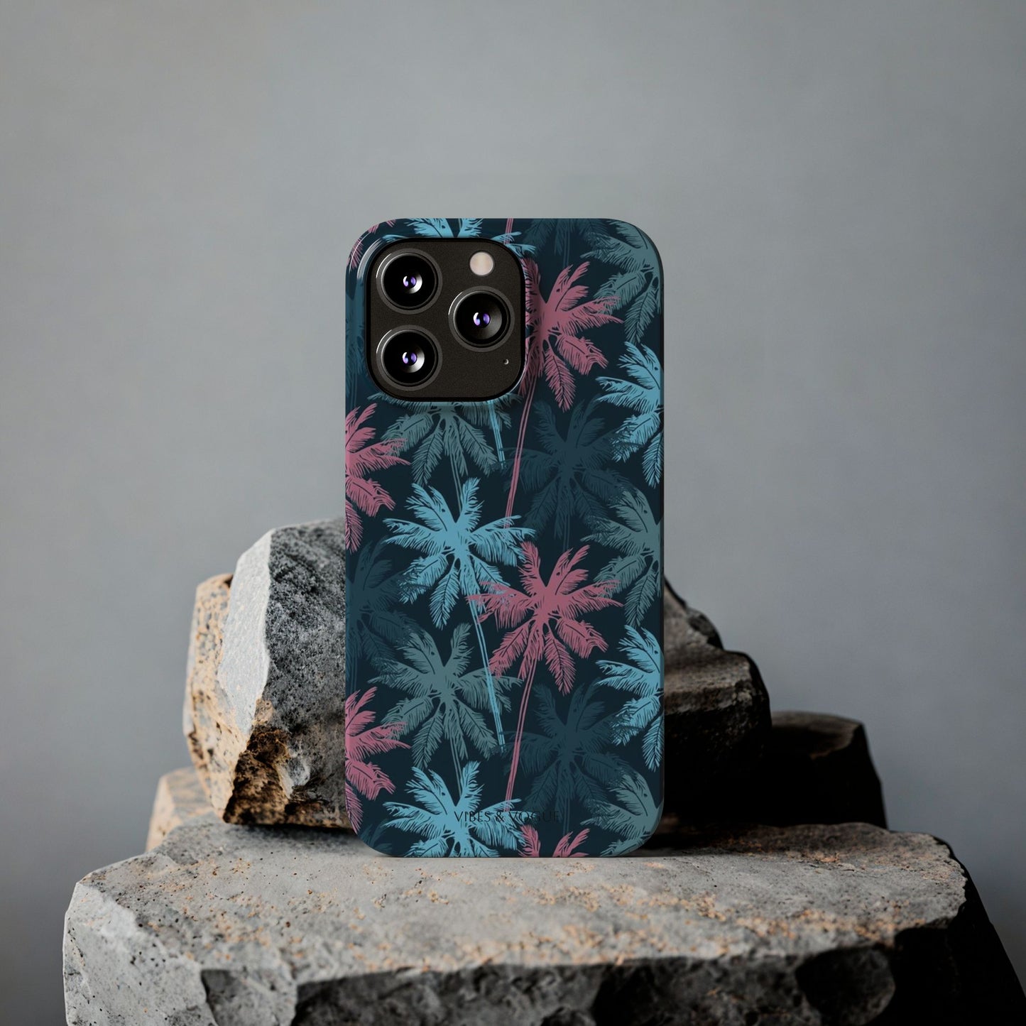 Tropical Vibes Slim Phone Case - Summer Botanical Design