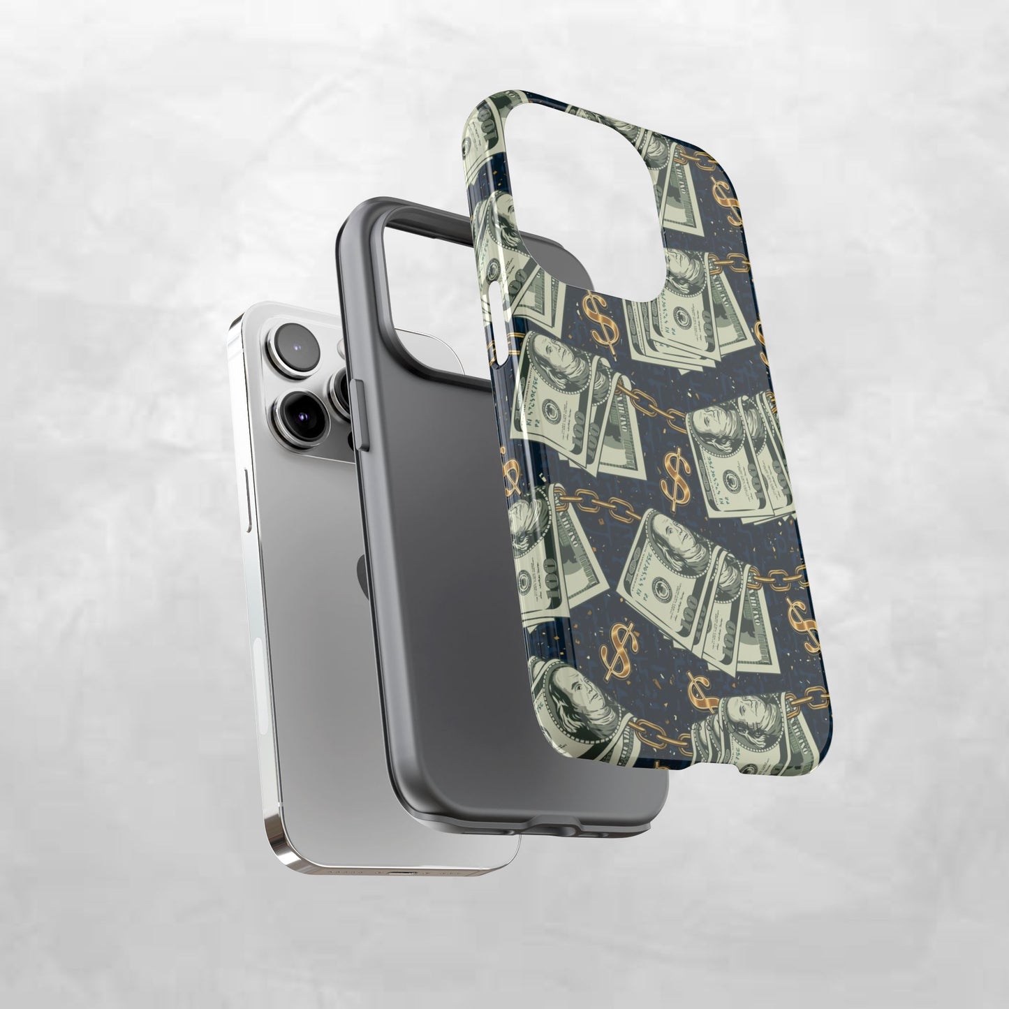 Money Motivation Phone Case, Tough Cases for iPhone, Money Design Phone Accessory, Trendy Tech Gifts, Unique Phone Cover