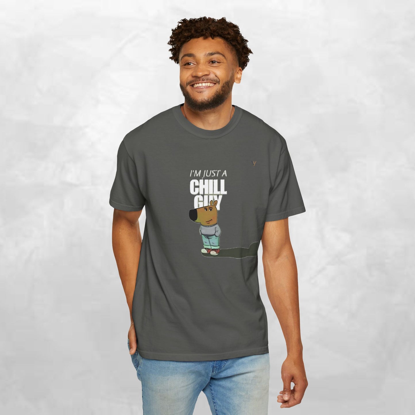 Chill Guy Graphic T-Shirt - Relaxed Unisex Tee for Casual Vibes