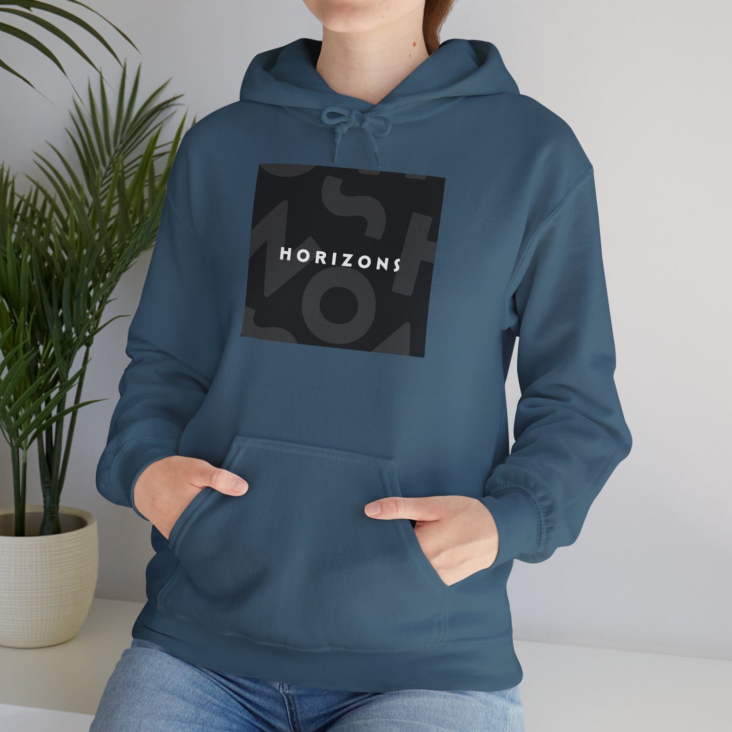 Horizons Unisex Heavy Blend™ Hooded Sweatshirt - Cozy Graphic Hoodie for Casual Wear