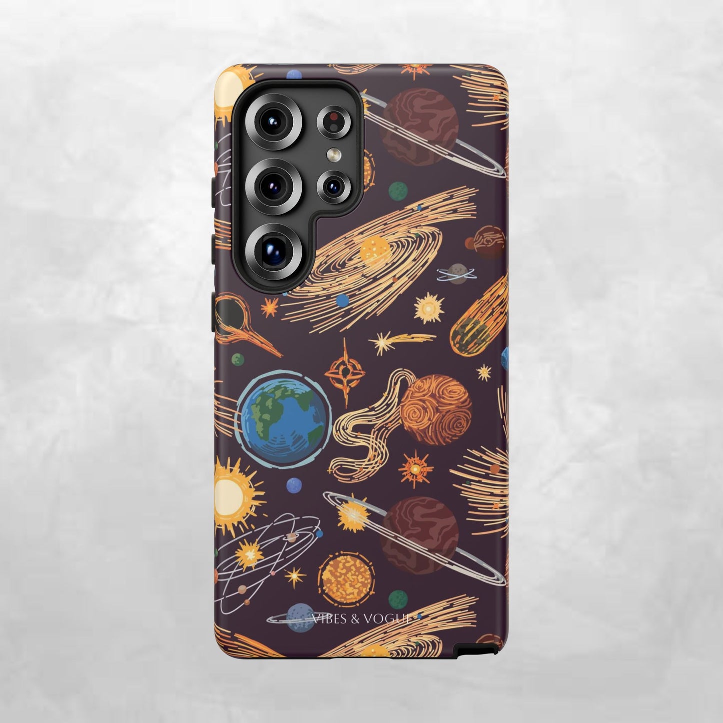 Space-Themed Phone Case - Cosmic Galaxy Design, Durable Protective Cover, Unique Gift, Celestial Lover's Accessory