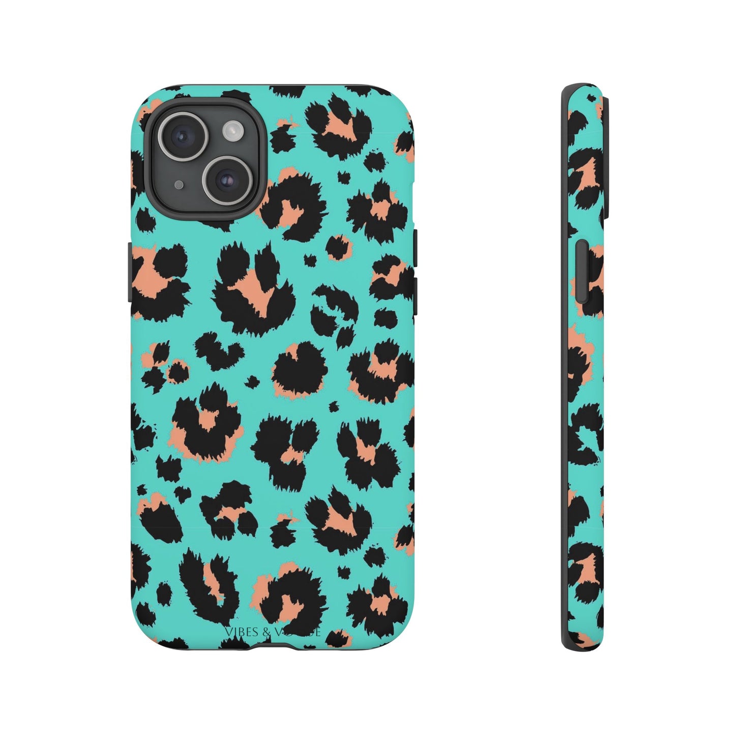 Leopard Print Phone Case, Tough Phone Case, Wild Style Accessory, Animal Print Cover, Stylish Phone Protection