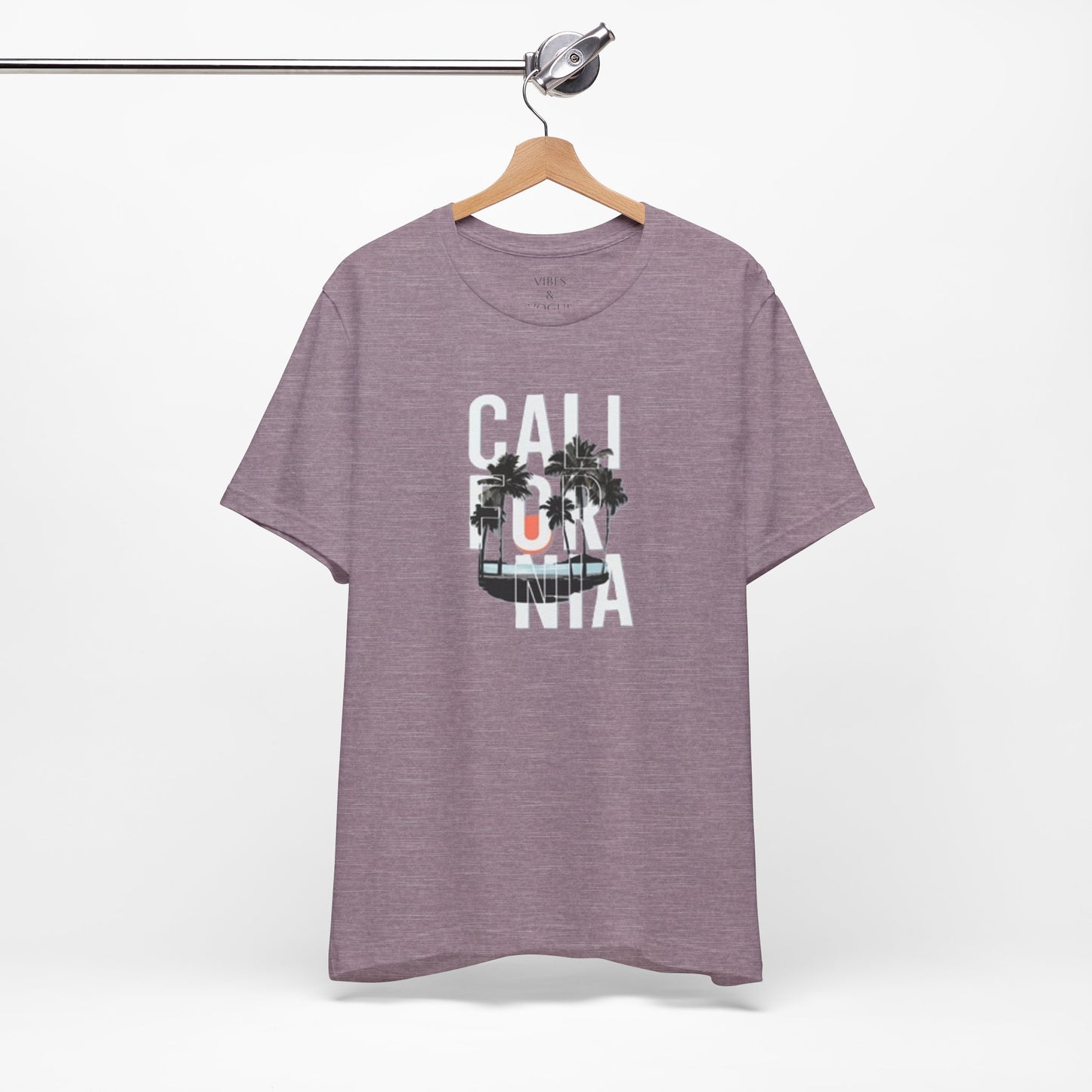 California Vibes Unisex Tee, Summer Fun T-Shirt, Casual Wear, Beach Day Shirt, Gift for Travelers, Holiday Fashion