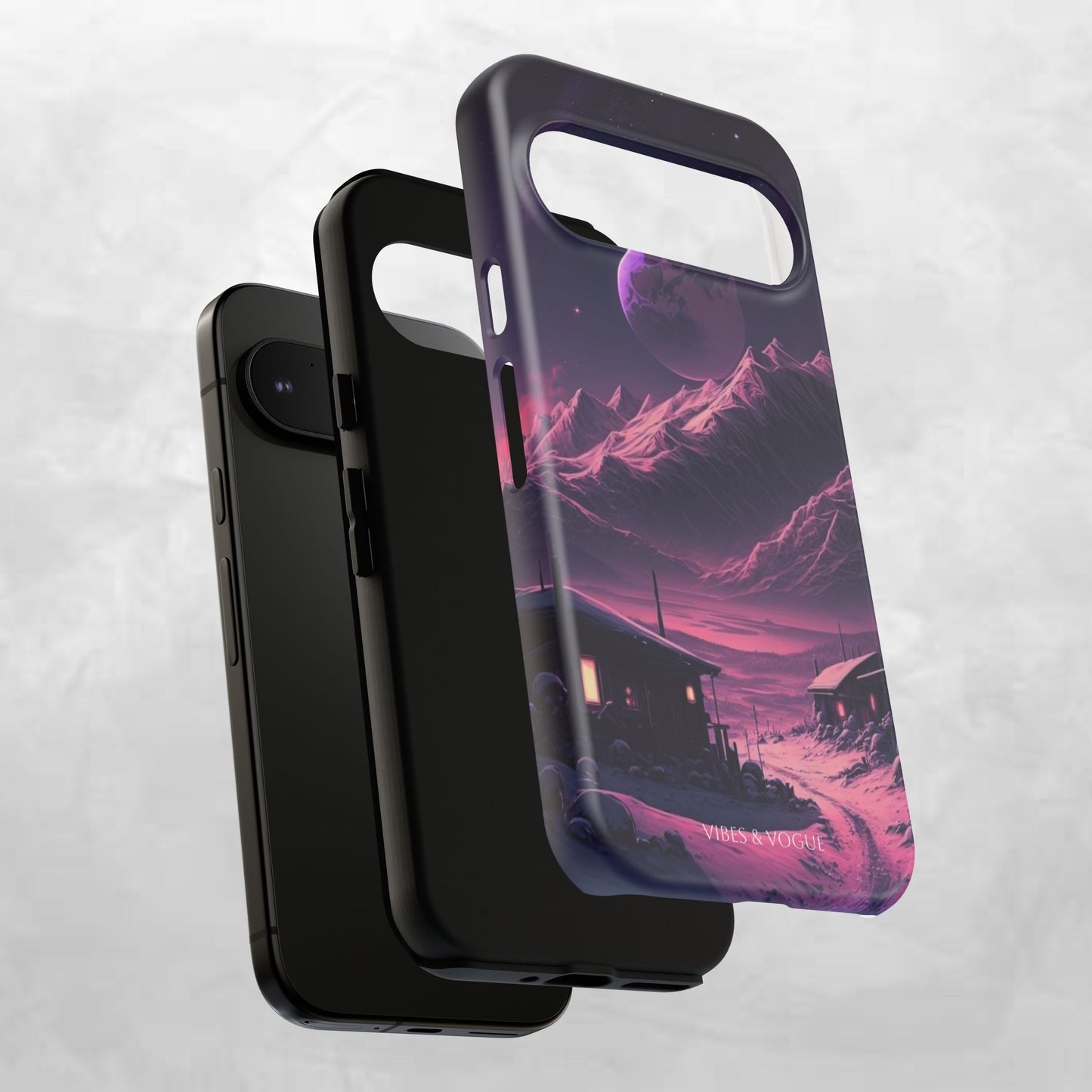 Futuristic Phone Case, Galaxy Aesthetic, Cosmic Art, Stylish Protection, Gifts for Tech Lovers