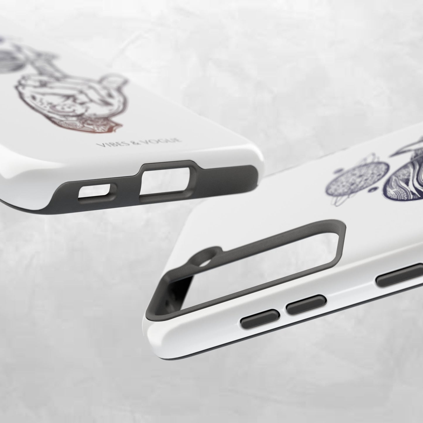 Cosmic Tattoo Phone Case, Unique Galaxy Cell Phone Cover, Gift for Astronomers, Trendy Space Phone Protector, Birthday and Holiday Gift