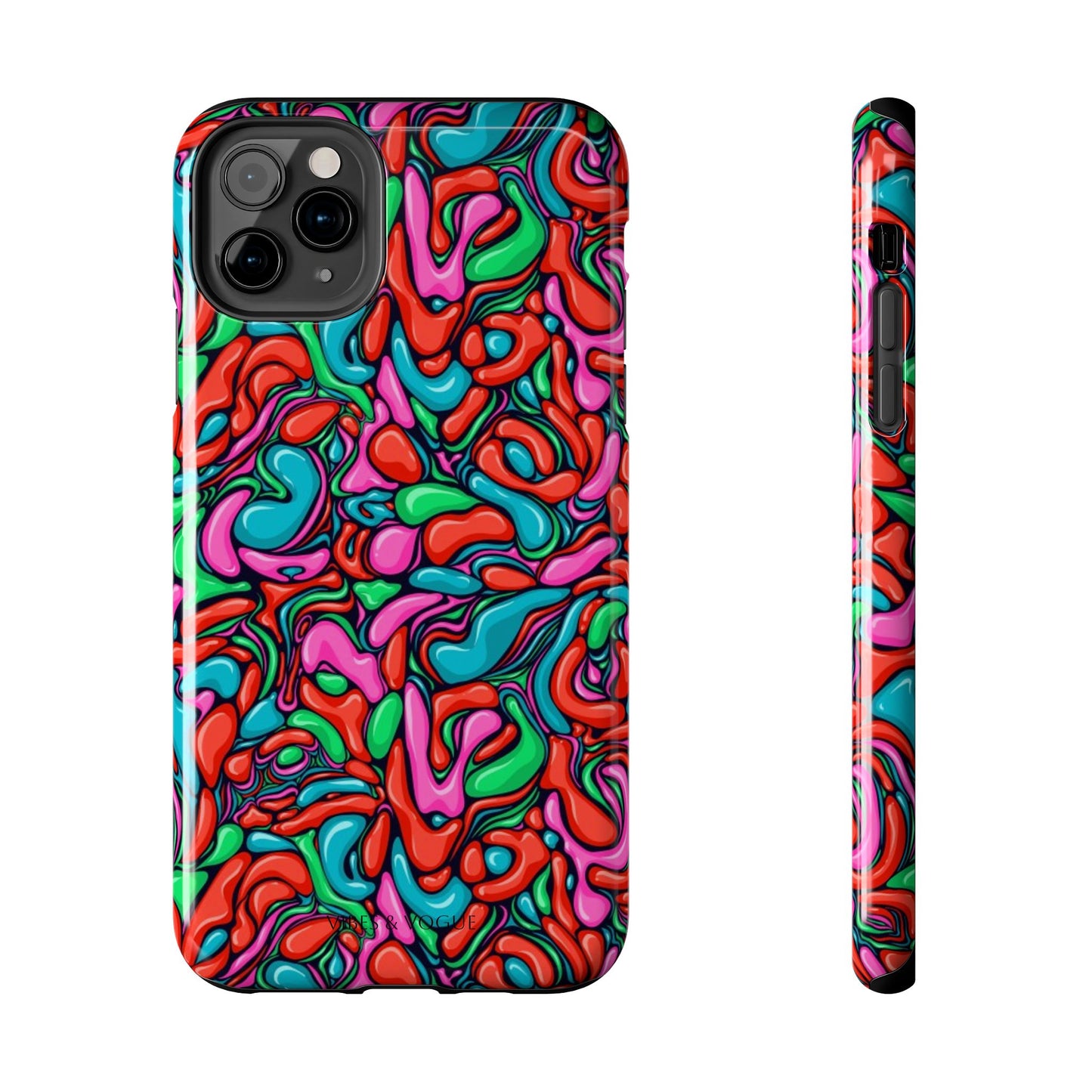Vibrant Tough Phone Cases - Colorful Abstract Designs for Teens & Adults, Perfect Gift for Birthdays, Holidays, & Everyday Use
