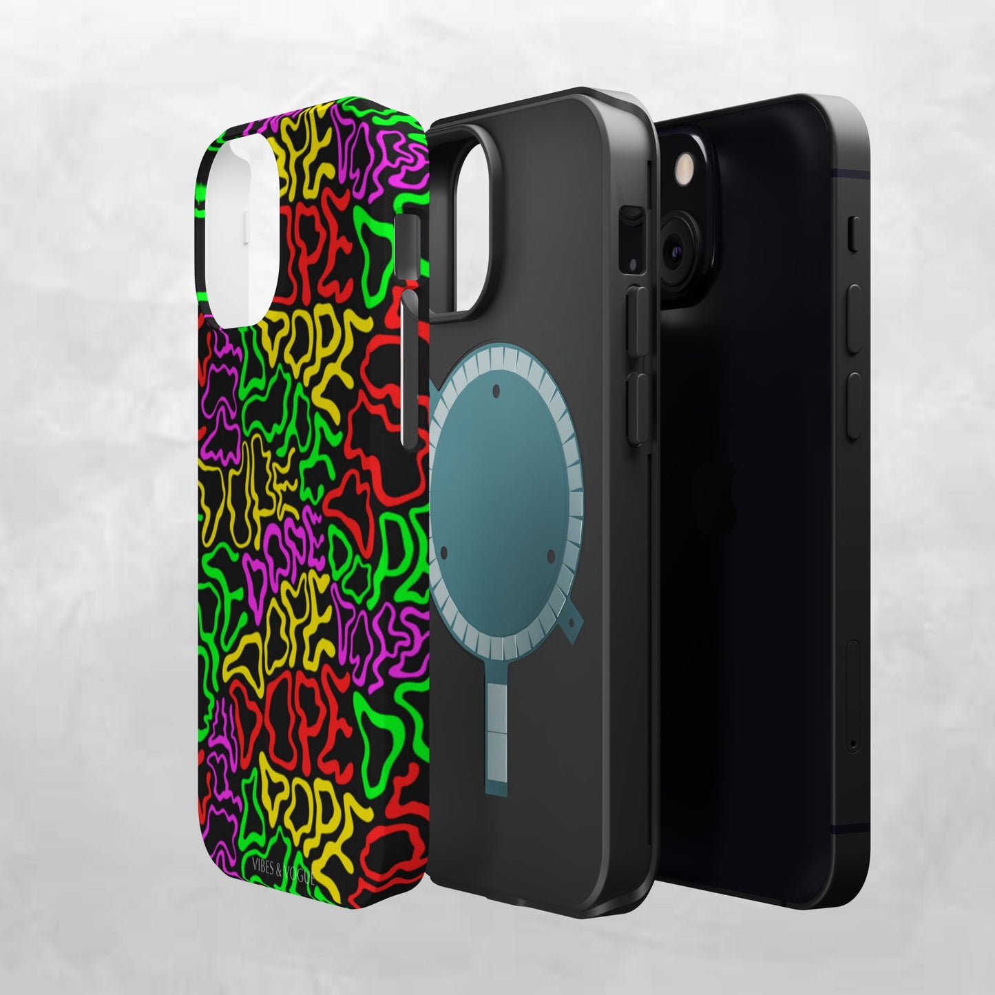 Colorful Magnetic Phone Cases, Funky Case for Teens, Cool Phone Accessories, Unique Gift for Friends, Vibrant Tough Cases, Phone Protection