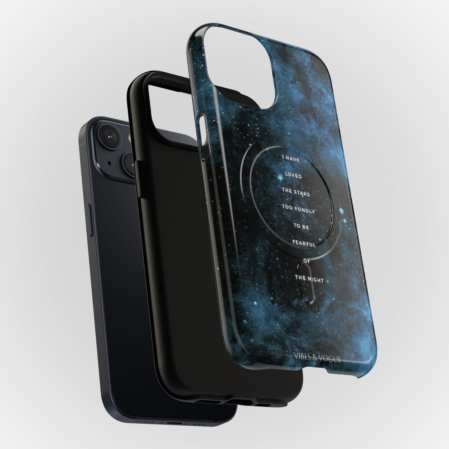 Galaxy-Inspired Tough Magnetic Phone Case - "I Have Loved the Stars"