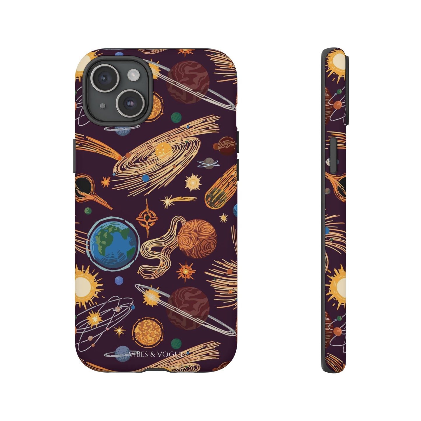 Space-Themed Phone Case - Cosmic Galaxy Design, Durable Protective Cover, Unique Gift, Celestial Lover's Accessory